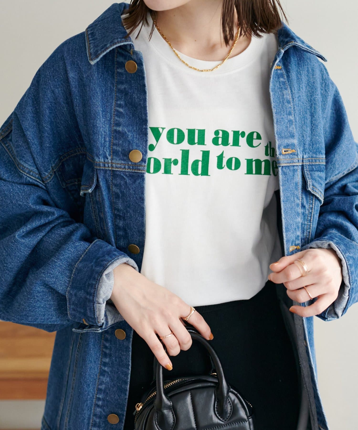 DISCOAT(ディスコート) 【WEB限定】アメリカンロゴロングTシャツ