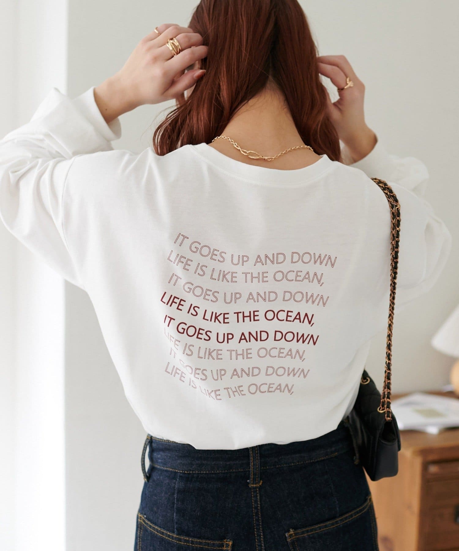 DISCOAT(ディスコート) 【WEB限定】WEVE刺繍ロゴビックTシャツ