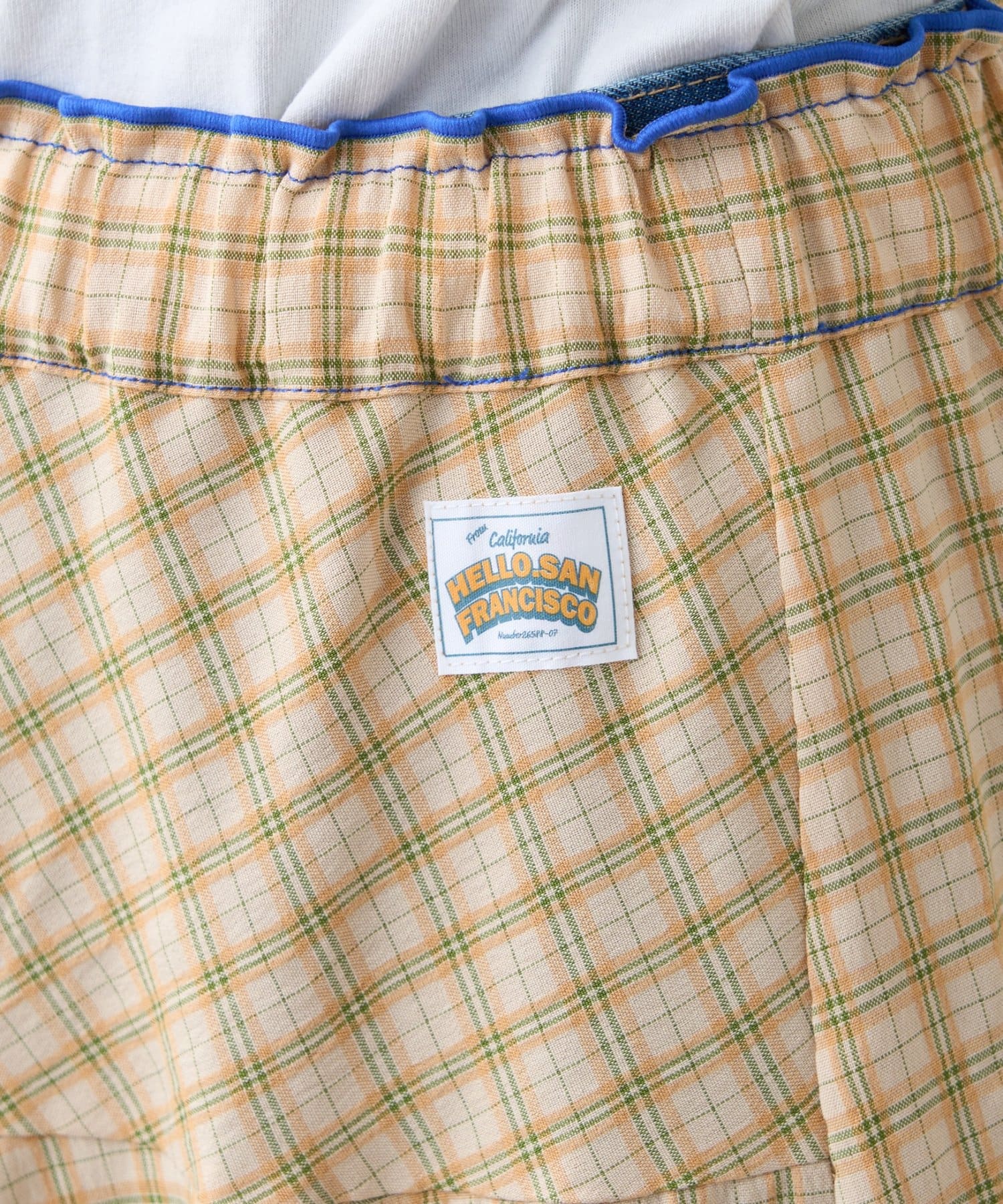 CIAOPANIC TYPY(チャオパニックティピー) 【HELLO.SANFRANCISCO/ハローサンフランシスコ】アシメフリルチェックスカート