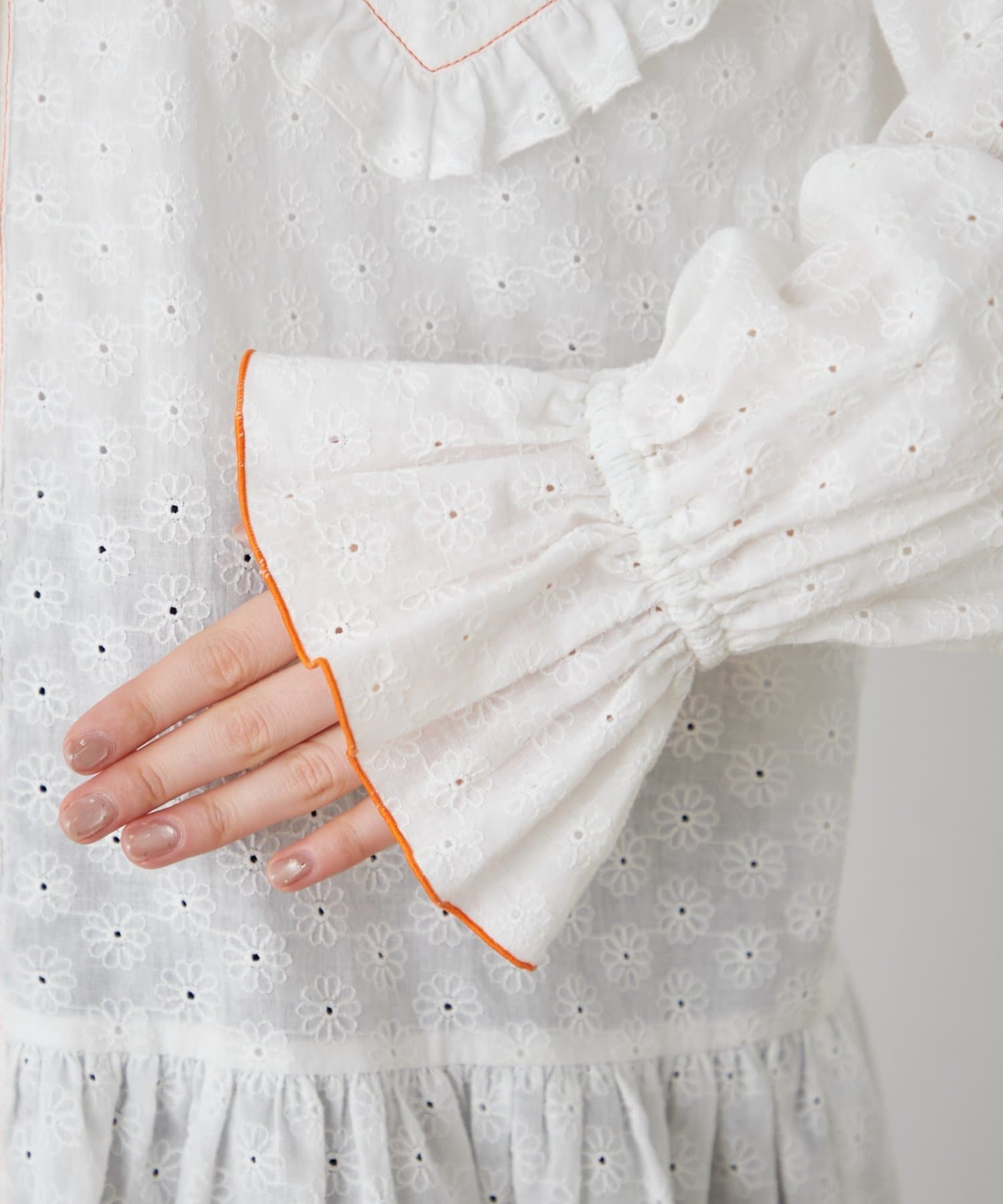 CIAOPANIC TYPY(チャオパニックティピー) 【HELLO.SANFRANCISCO/ハローサンフランシスコ】フリルレースチュニックブラウス