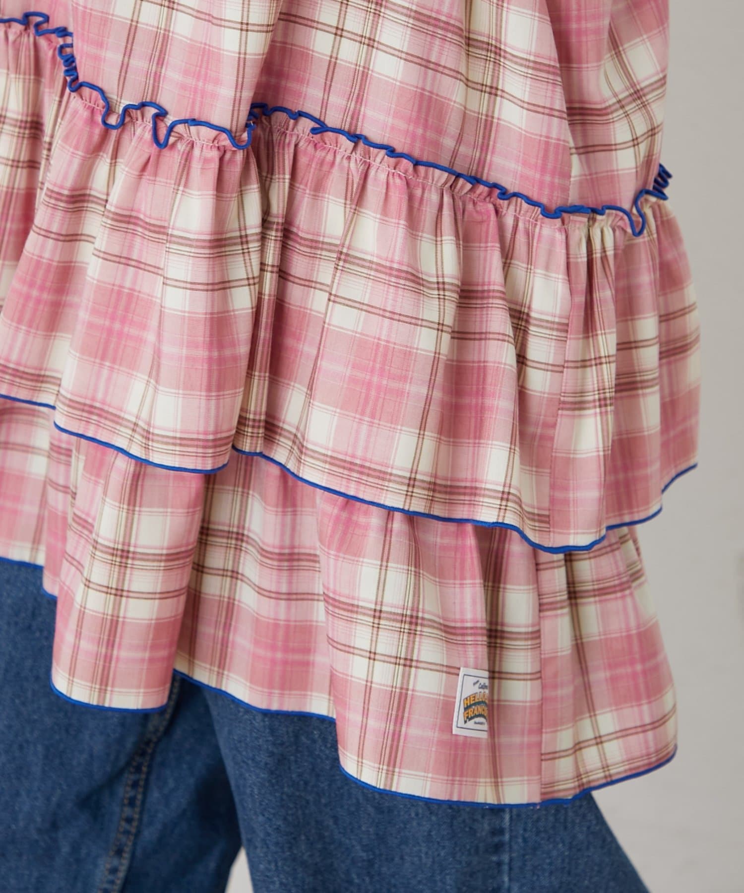 CIAOPANIC TYPY(チャオパニックティピー) 【HELLO.SANFRANCISCO/ハローサンフランシスコ】チェックチュニックワンピ