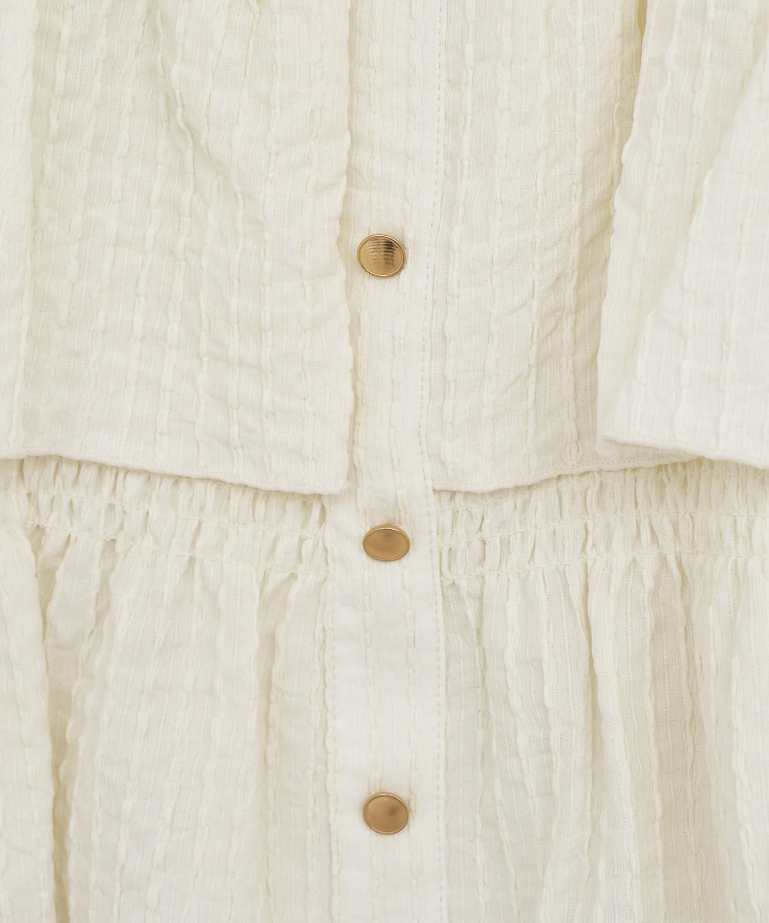 DISCOAT(ディスコート) 【WEB限定】ティアードスクエアネックプルオーバー