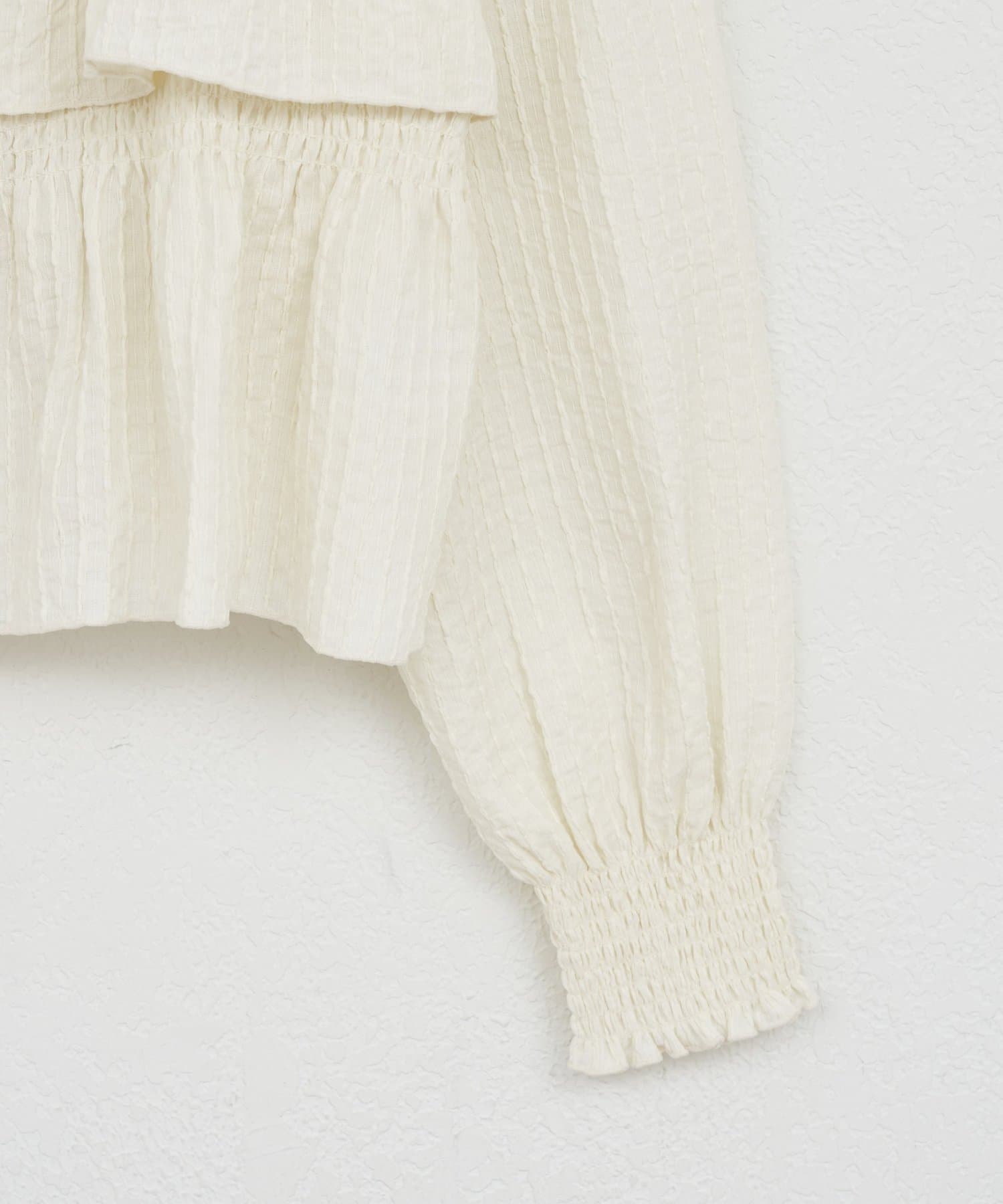 DISCOAT(ディスコート) 【WEB限定】ティアードスクエアネックプルオーバー