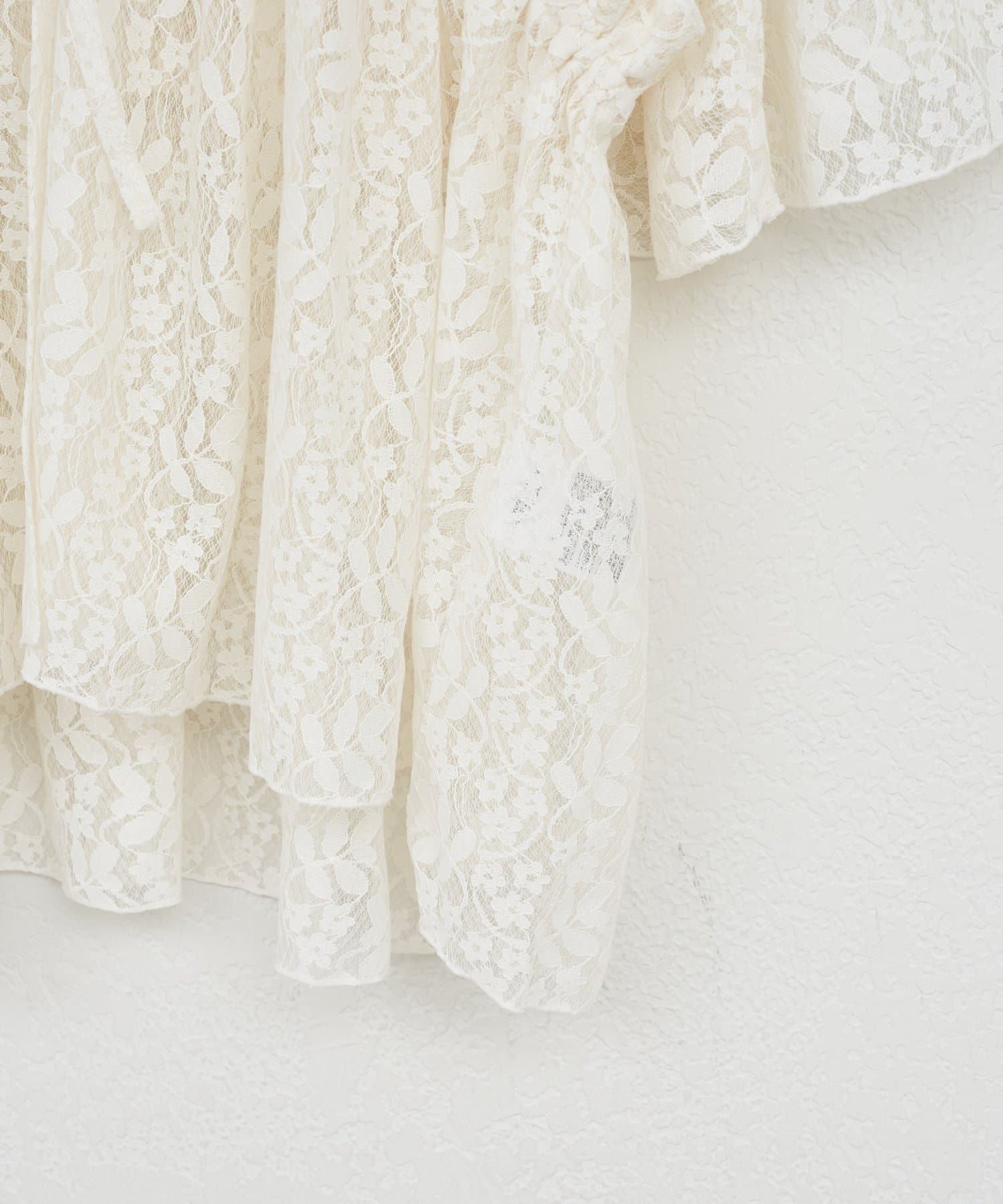 DISCOAT(ディスコート) 【WEB限定】レース前開きブラウス