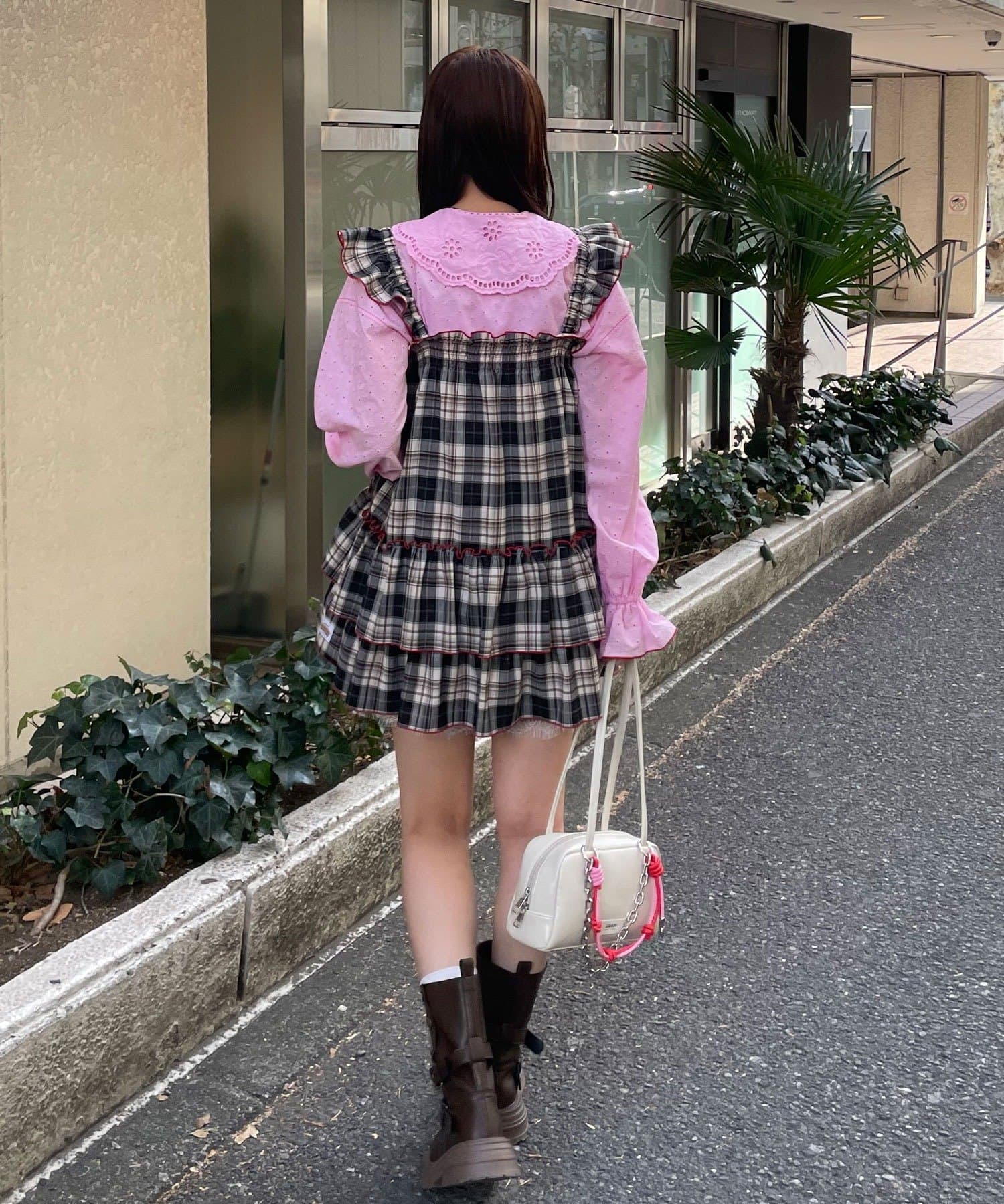 CIAOPANIC(チャオパニック) 【HELLO.SANFRANCISCO/ハローサンフランシスコ】チェックチュニックワンピ