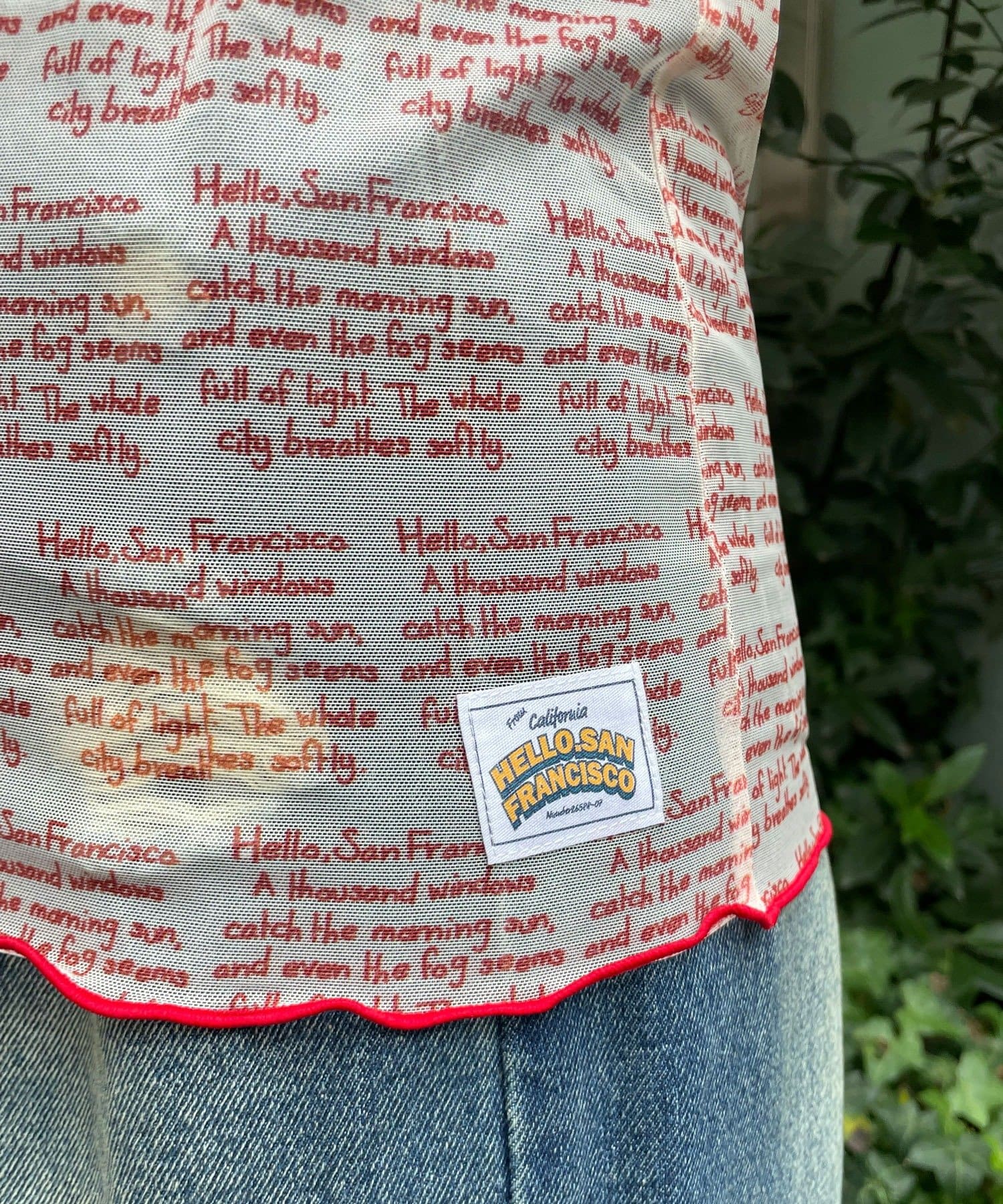 CIAOPANIC(チャオパニック) 【HELLO.SANFRANCISCO/ハローサンフランシスコ】メッセージシアープリントTEE