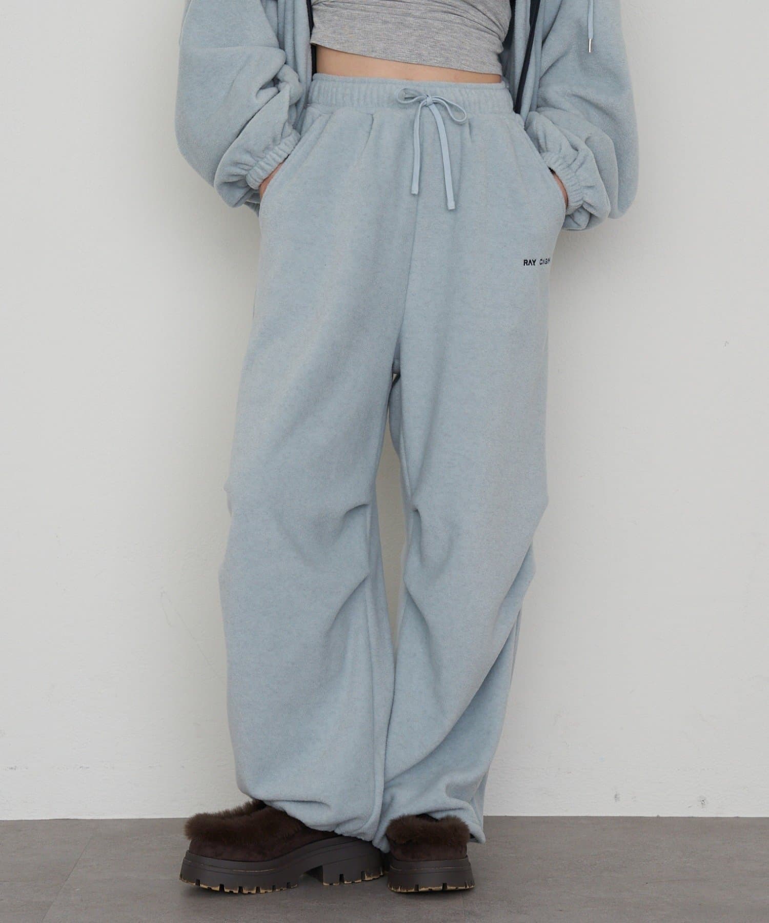 OUTLET(アウトレット) 【RAY CASSIN】フリースタックイージーパンツ