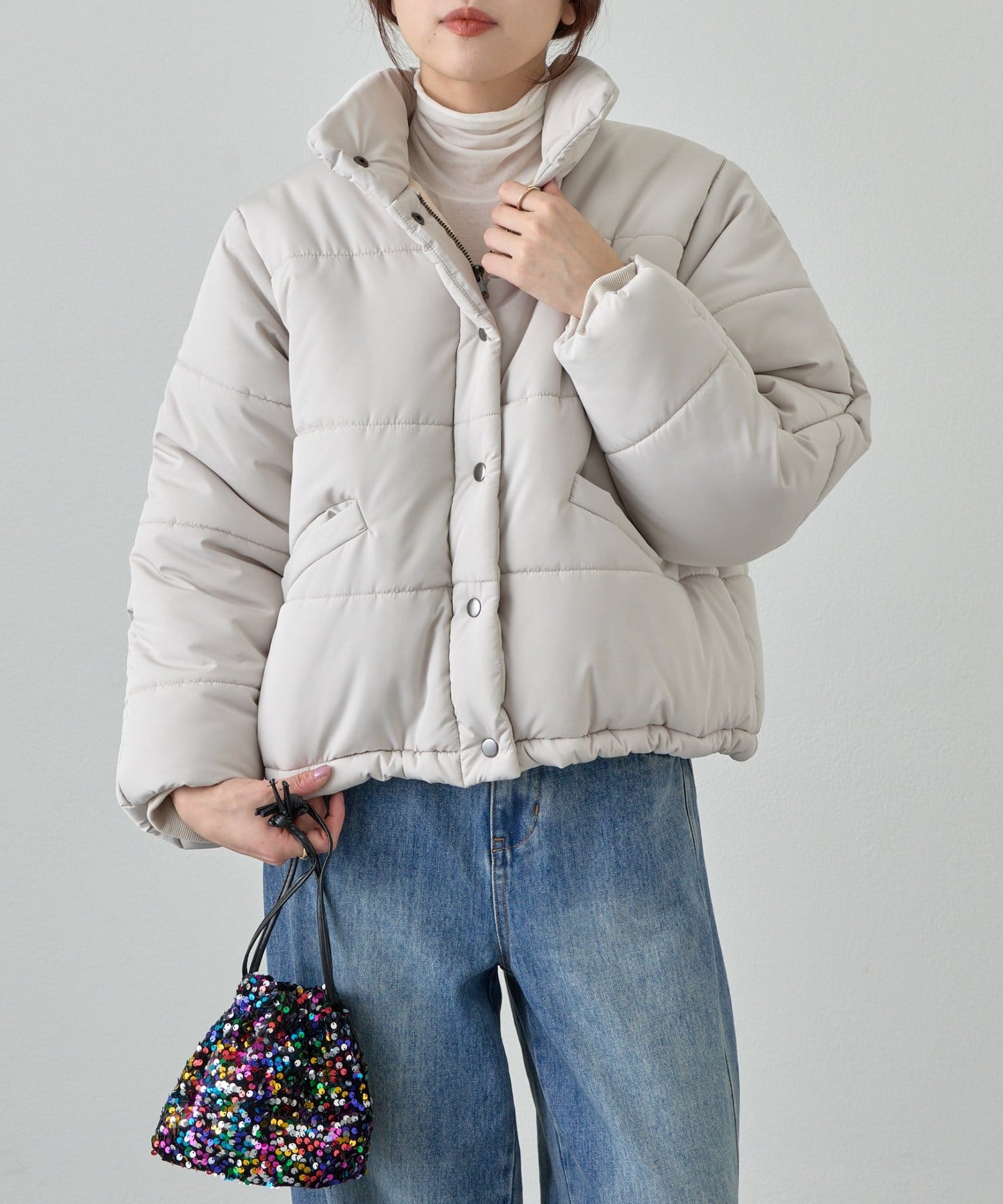 OUTLET(アウトレット) 【SHENERY】中綿ショートコート