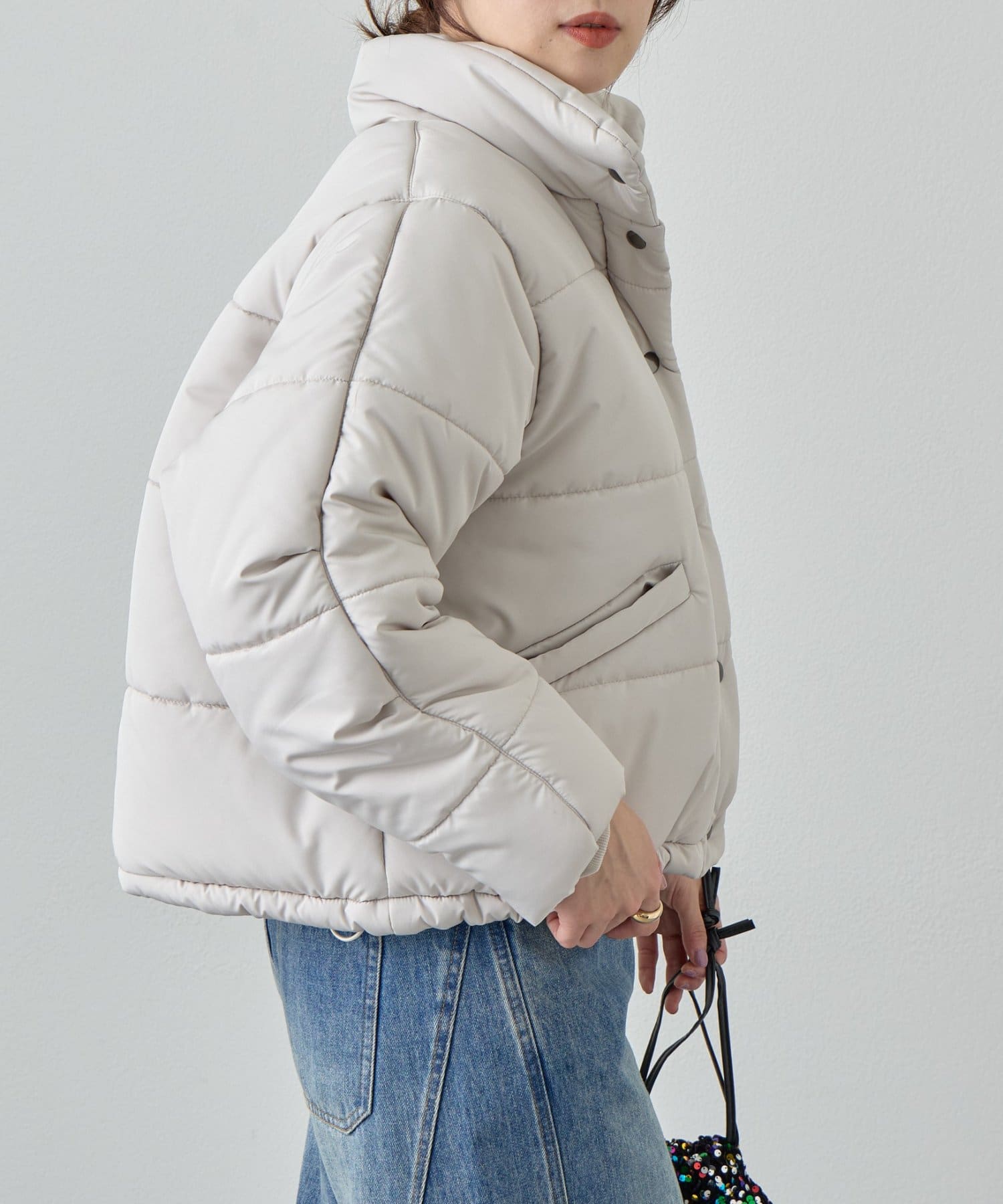 OUTLET(アウトレット) 【SHENERY】中綿ショートコート