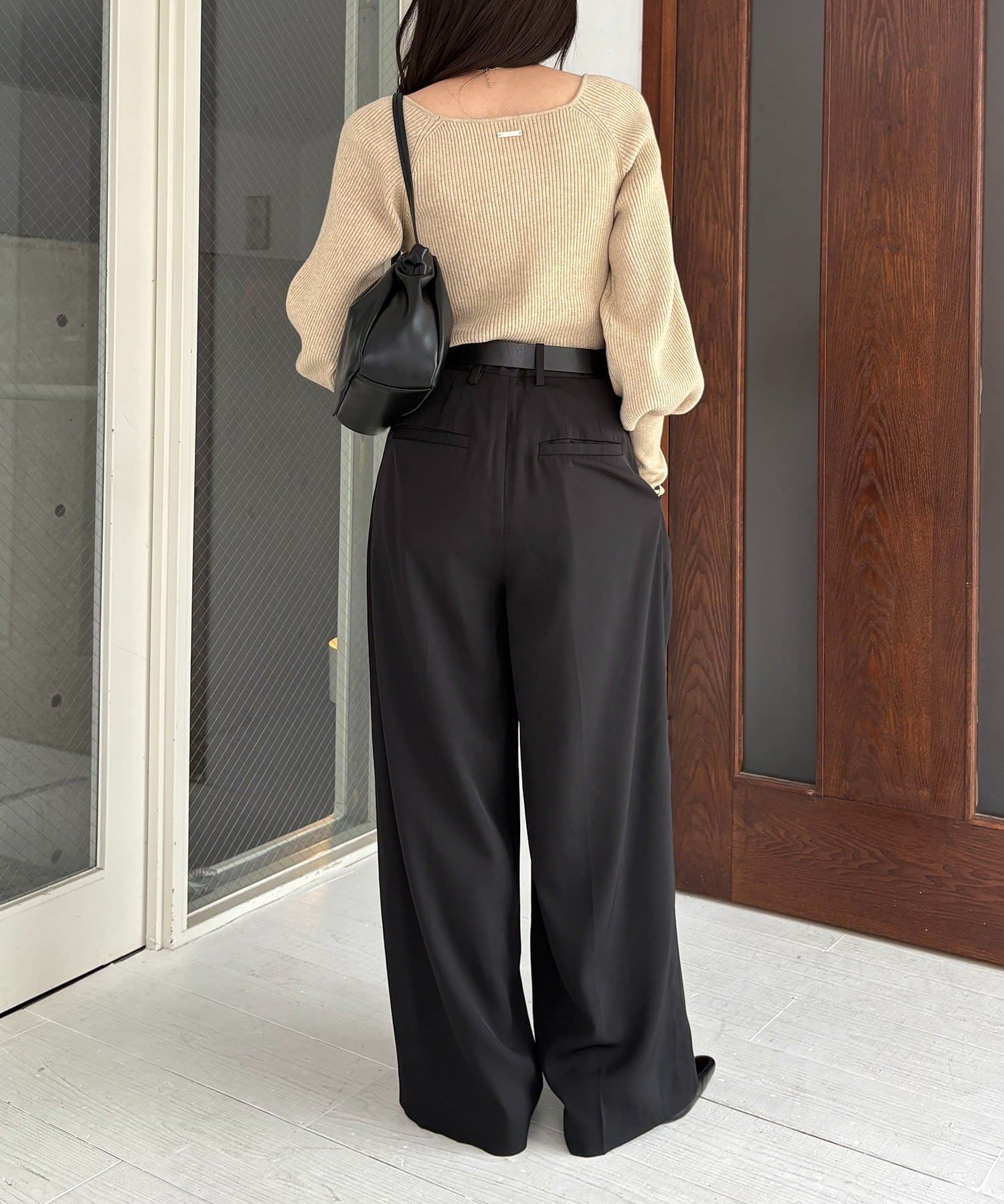 OUTLET(アウトレット) 【CAPRICIEUX LE'MAGE】スクエアパフニット