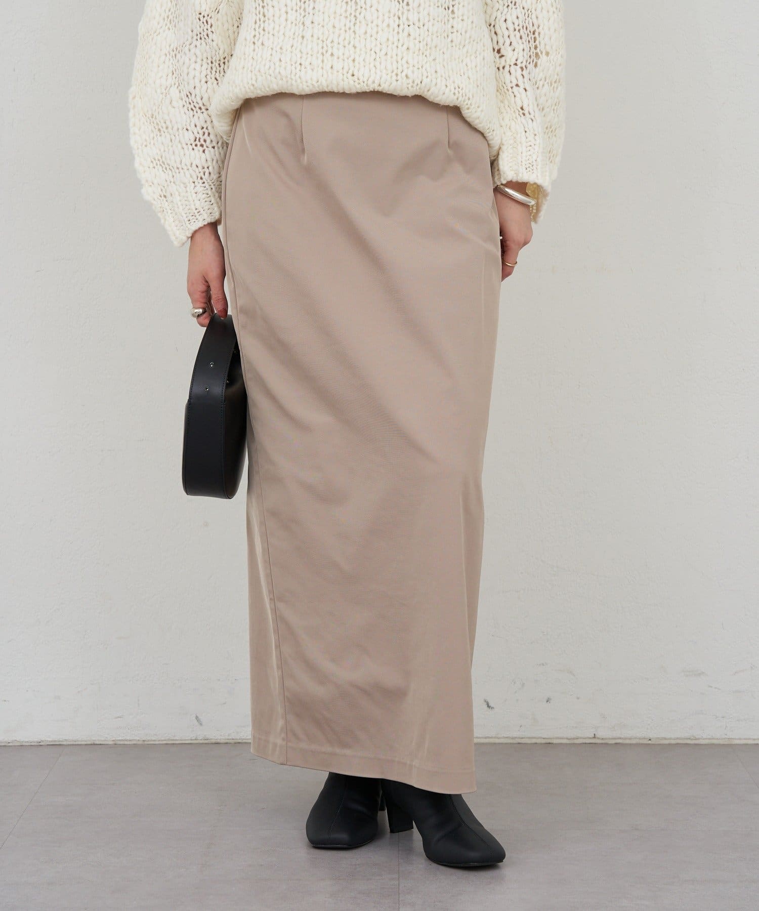 OUTLET(アウトレット) 【SHENERY】コクーンマキシスカート