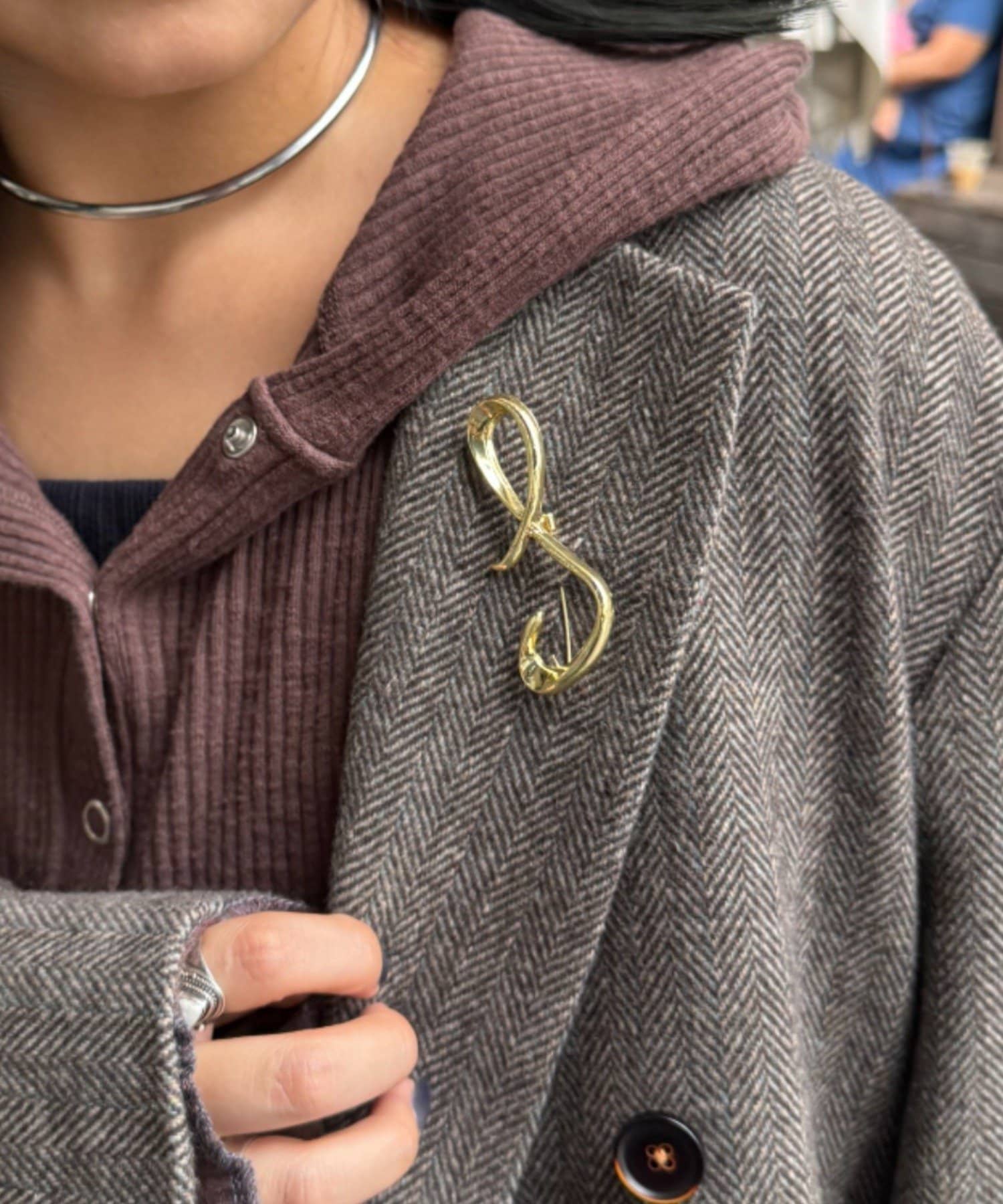 OUTLET(アウトレット) 【CIAOPANIC TYPY】■lilひねり変形ブローチ