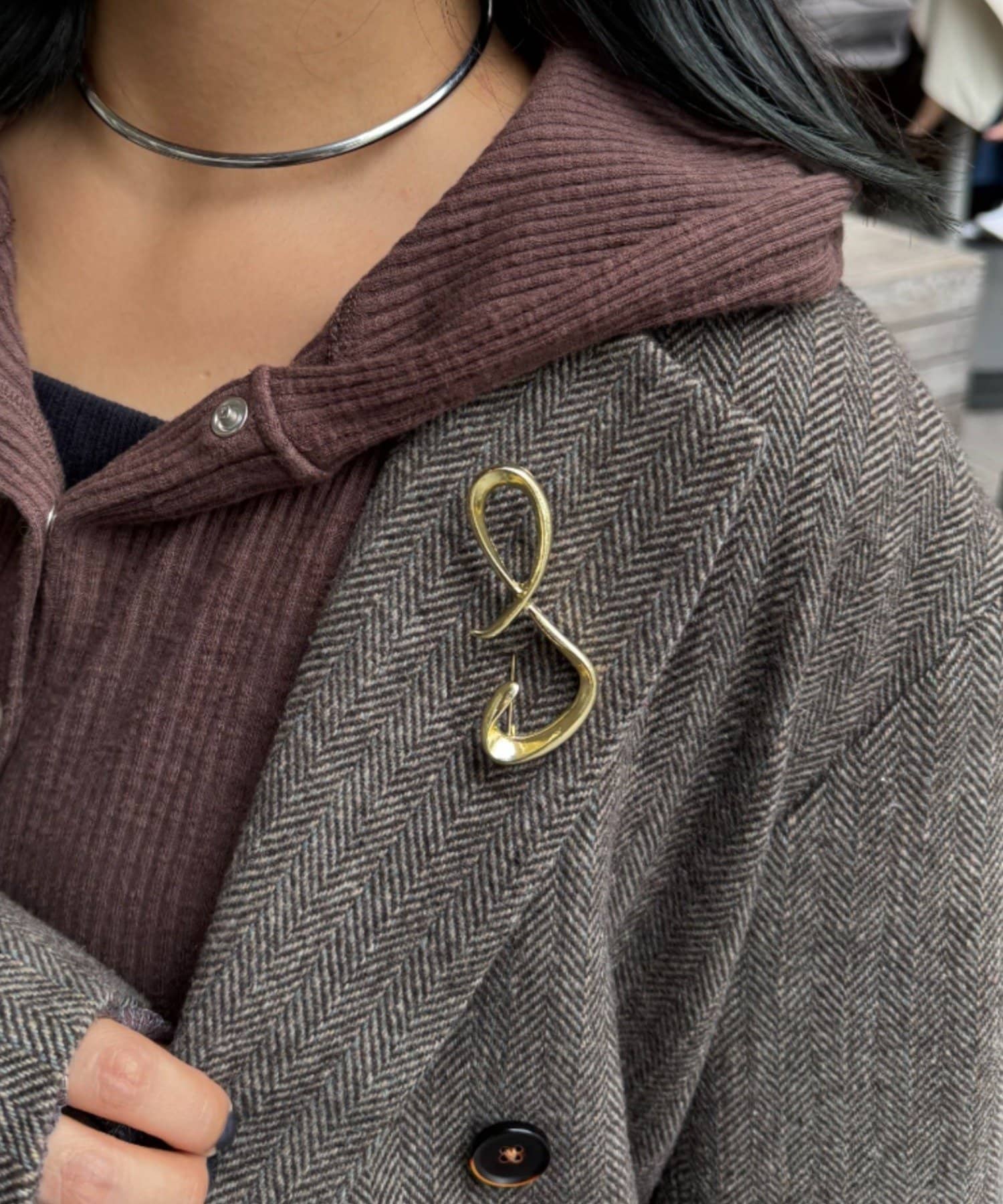 OUTLET(アウトレット) 【CIAOPANIC TYPY】■lilひねり変形ブローチ