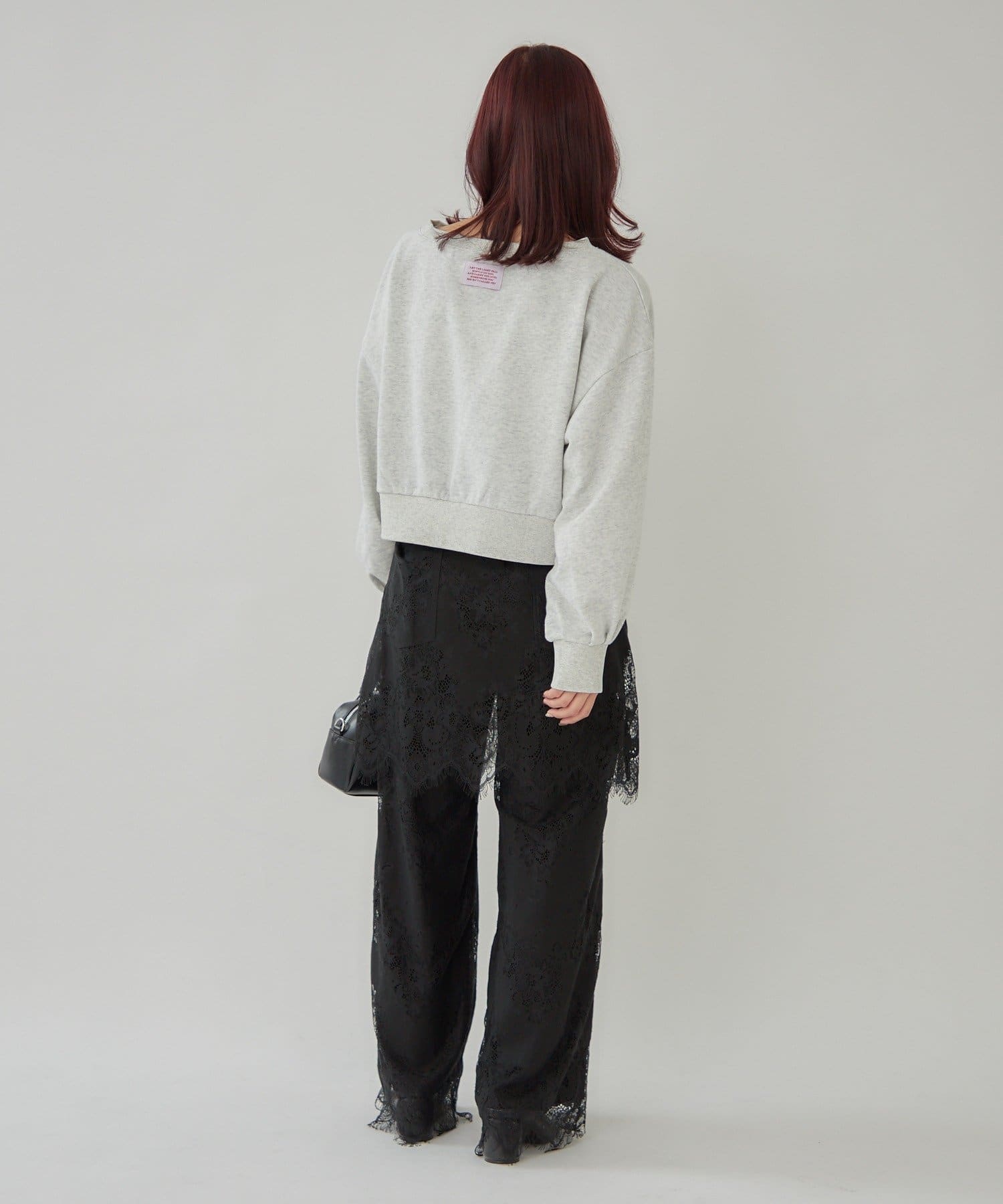 OUTLET(アウトレット) 【mystic】スカラップレースレイヤードパンツ