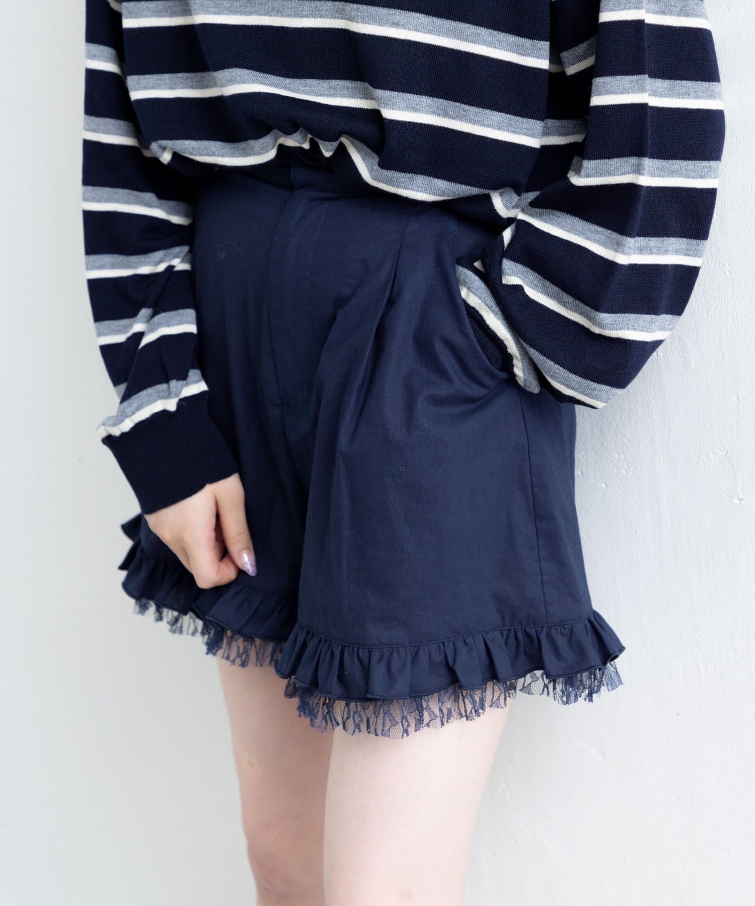 OUTLET(アウトレット) 【Kastane】ダブルフリルショートパンツ