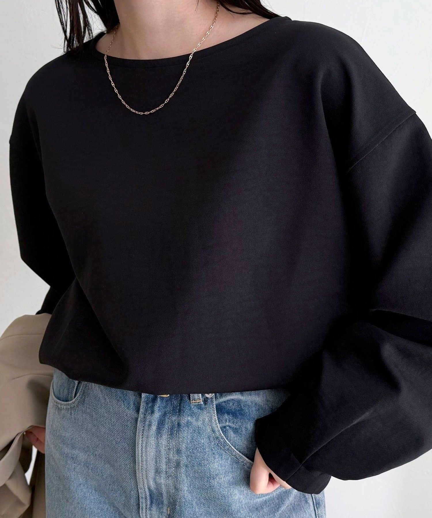 FREDY & GLOSTER(フレディ アンド グロスター) 【セットアップ対応】パウダリーツイルコクーンブラウス