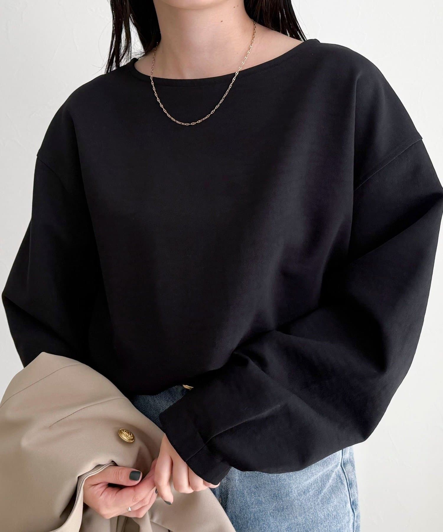 FREDY & GLOSTER(フレディ アンド グロスター) 【セットアップ対応】パウダリーツイルコクーンブラウス