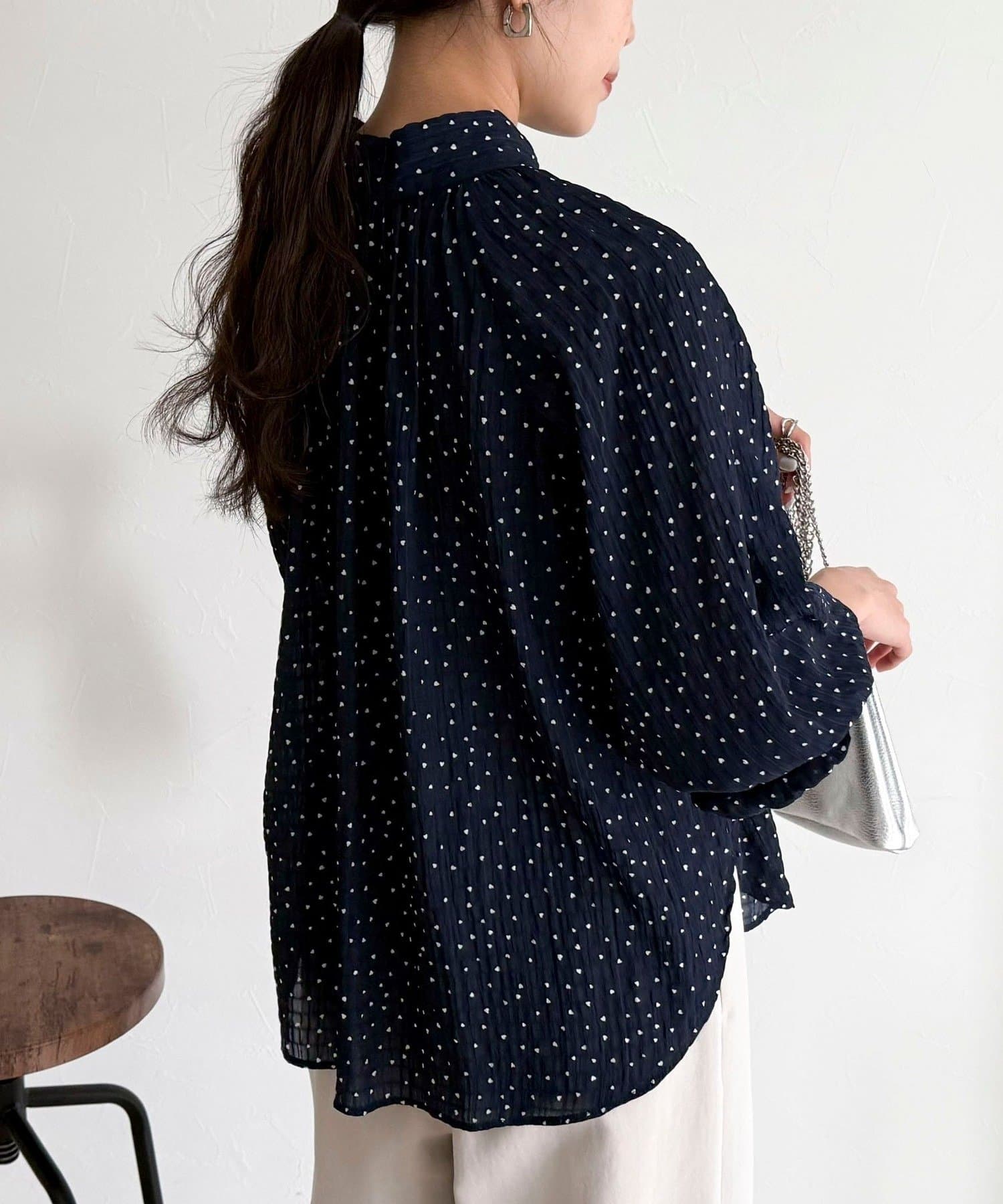 FREDY & GLOSTER(フレディ アンド グロスター) ハートドットボウタイブラウス