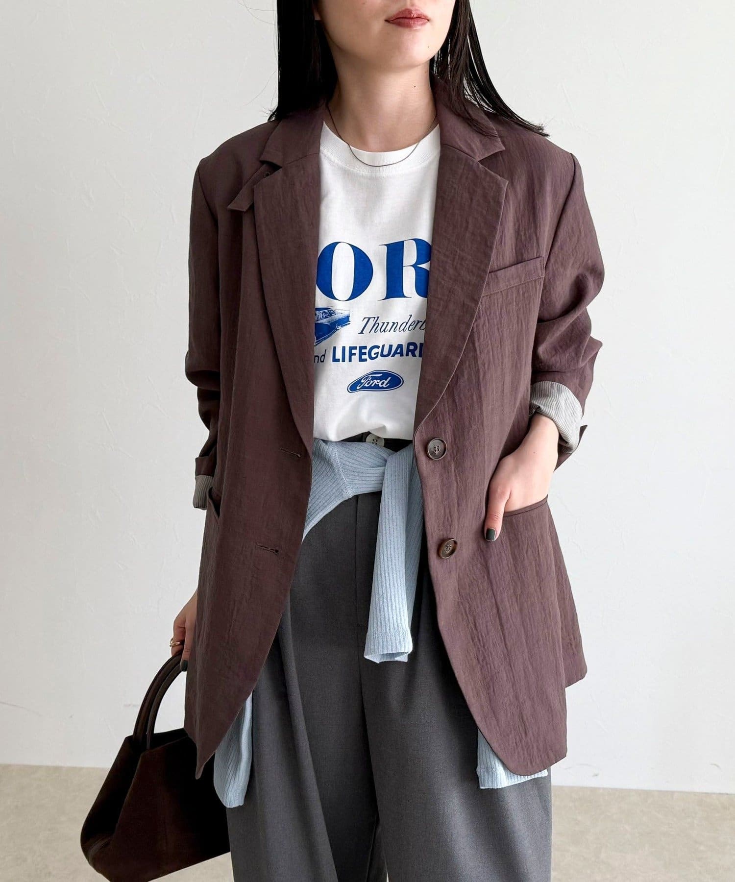 FREDY & GLOSTER(フレディ アンド グロスター) コンバーチブルテーラードジャケット