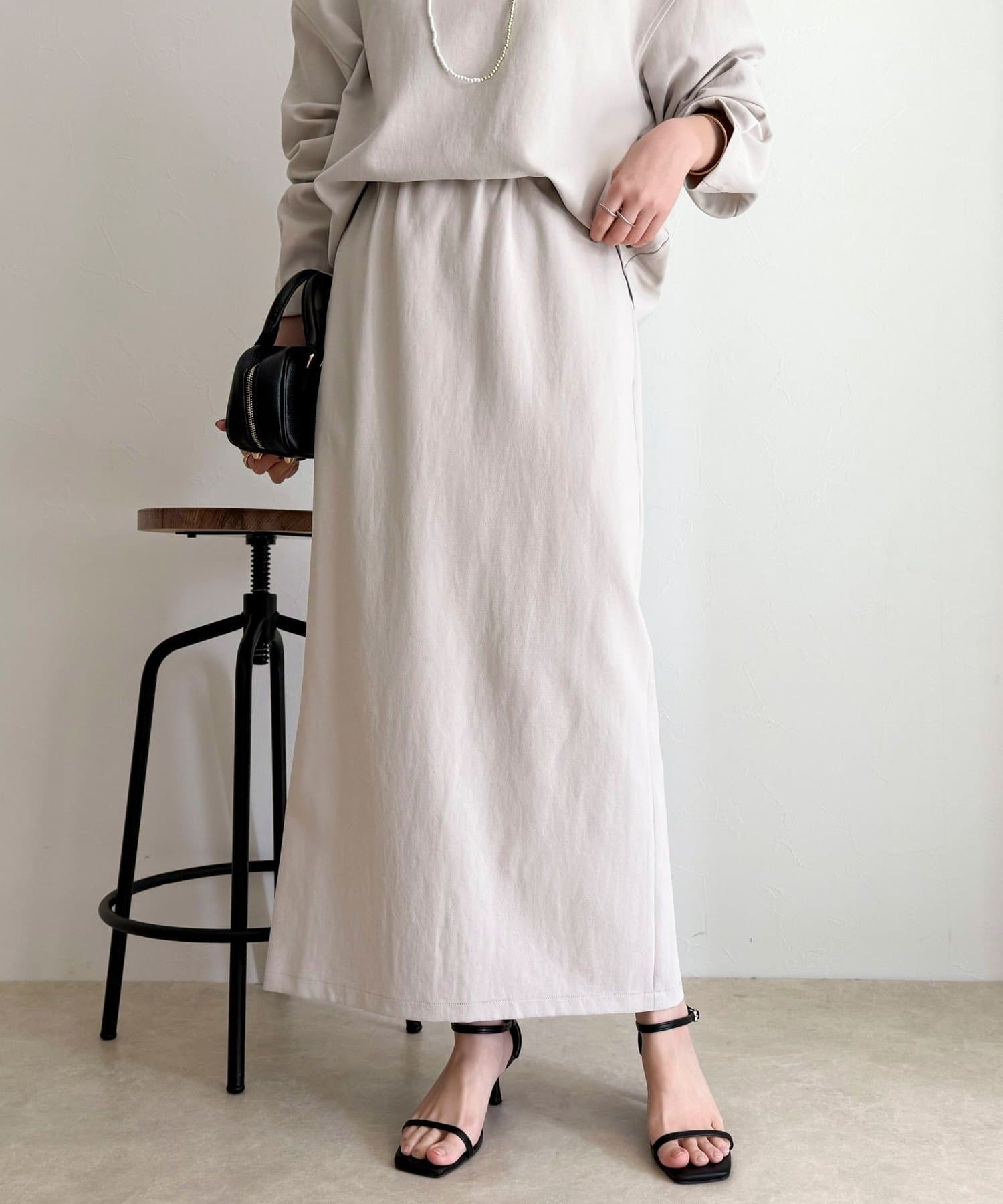 FREDY & GLOSTER(フレディ アンド グロスター) 【セットアップ対応】パウダリーツイルイージータイトスカート