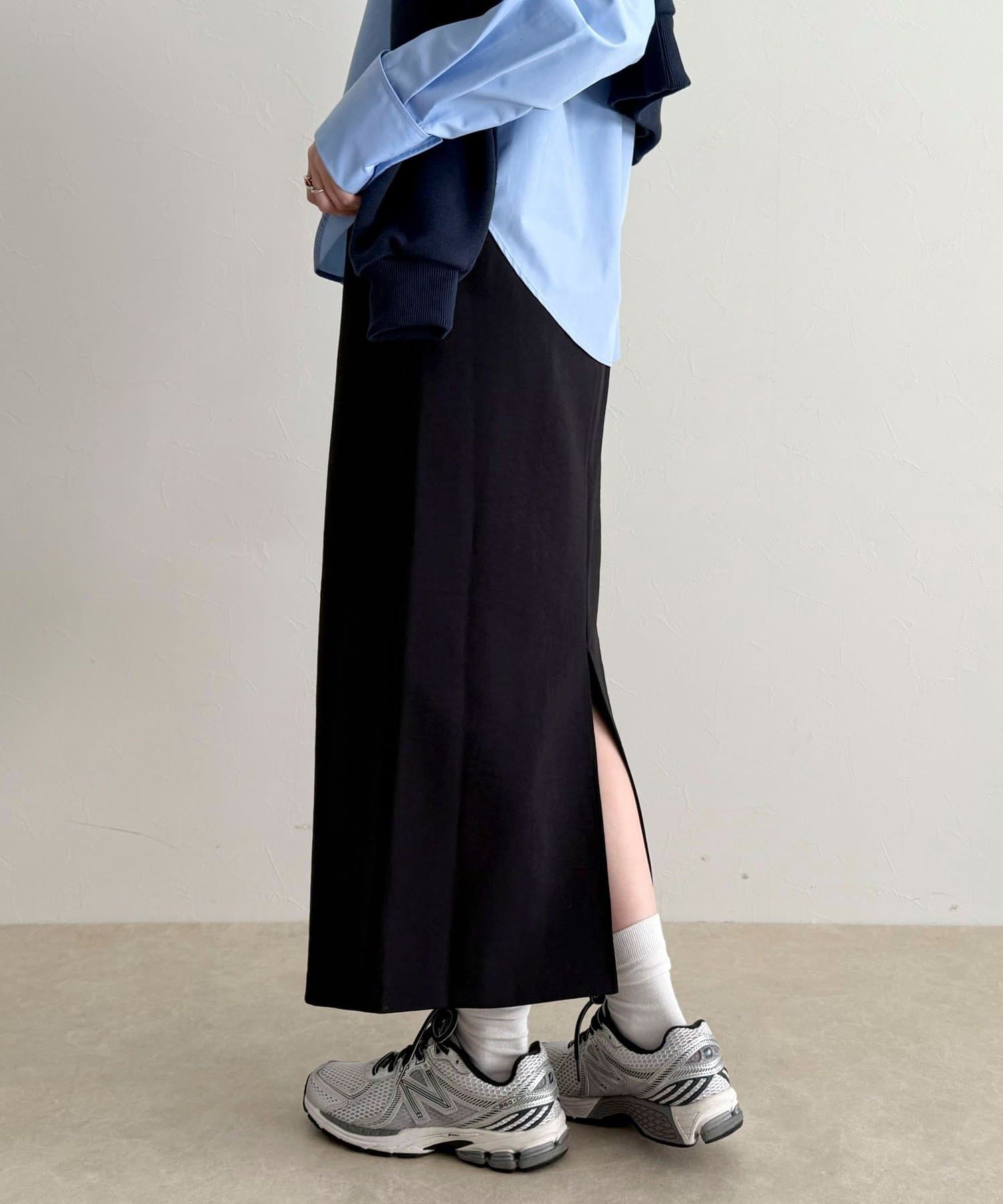 FREDY & GLOSTER(フレディ アンド グロスター) 【セットアップ対応】パウダリーツイルイージータイトスカート