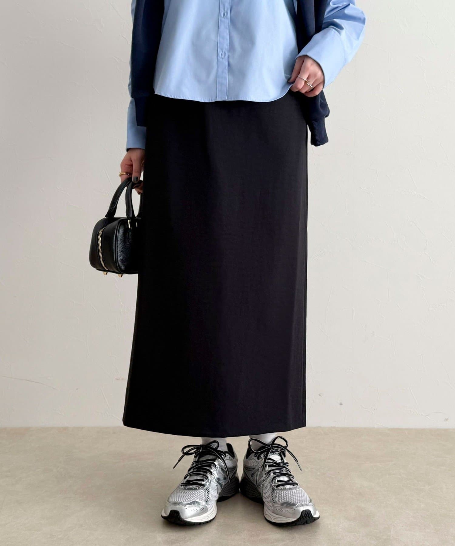 FREDY & GLOSTER(フレディ アンド グロスター) 【セットアップ対応】パウダリーツイルイージータイトスカート