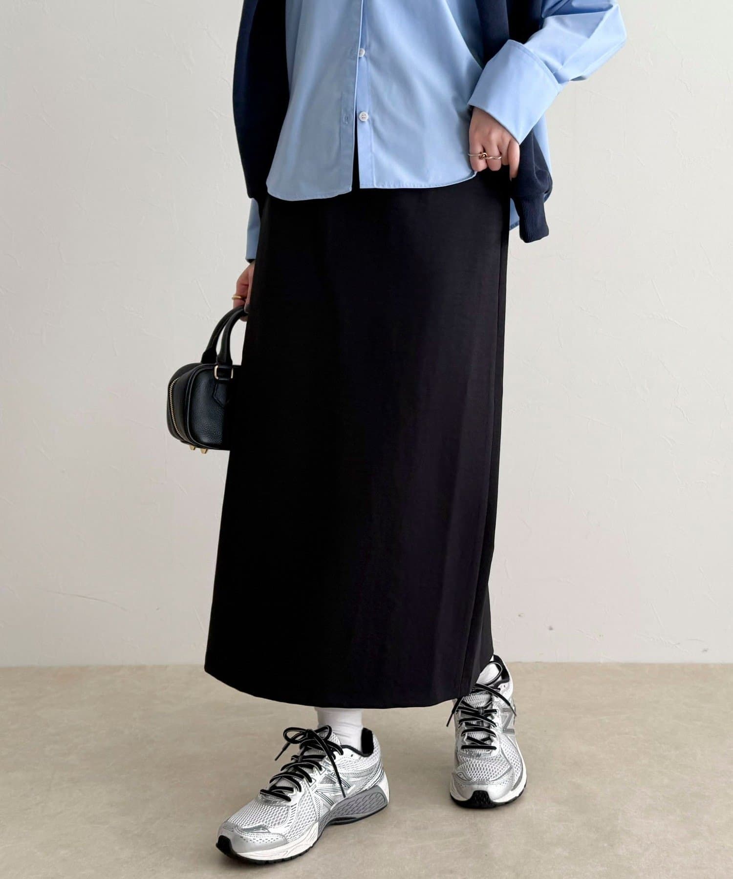 FREDY & GLOSTER(フレディ アンド グロスター) 【セットアップ対応】パウダリーツイルイージータイトスカート