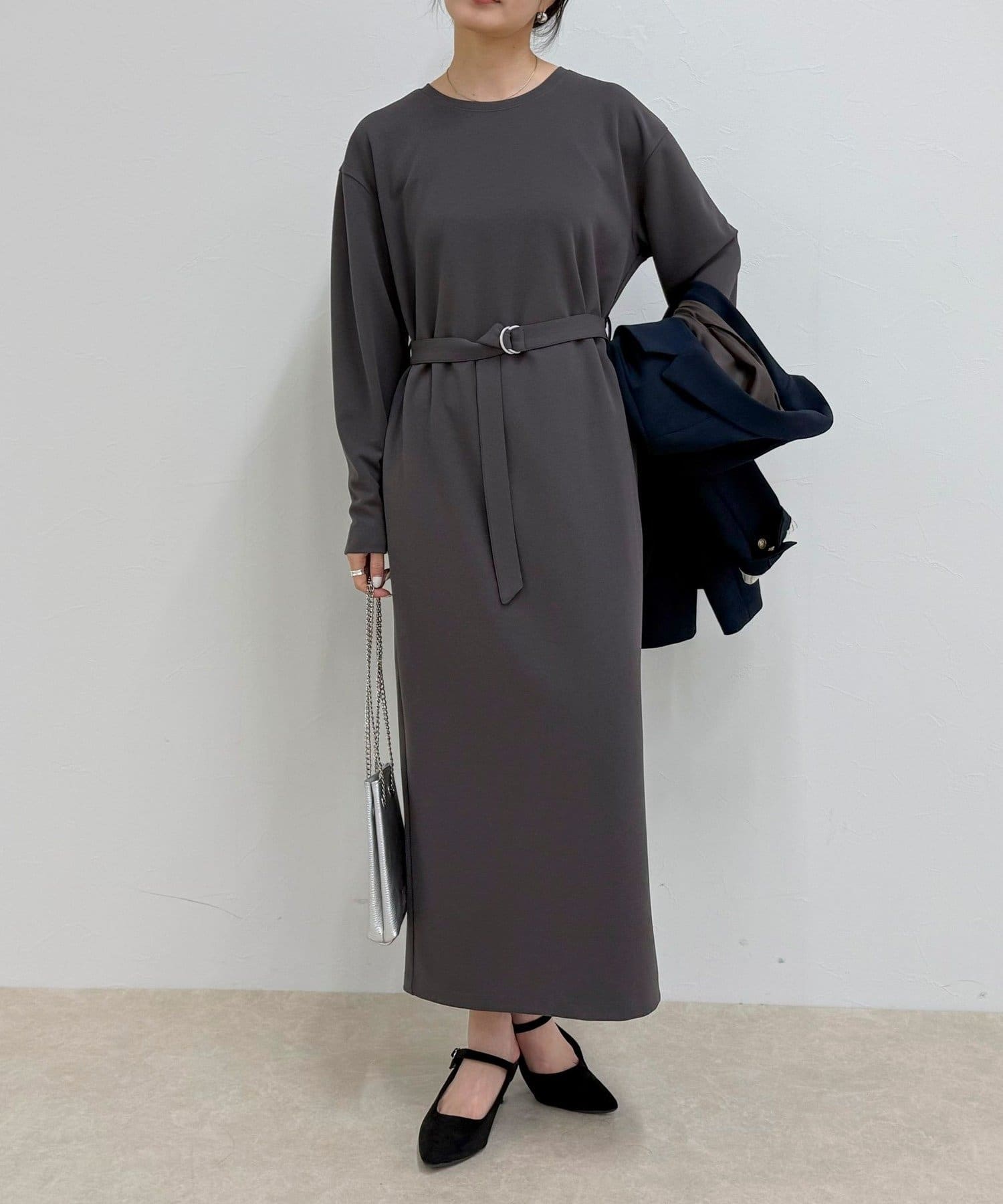 FREDY & GLOSTER(フレディ アンド グロスター) ジョーゼットベルト付きワンピース