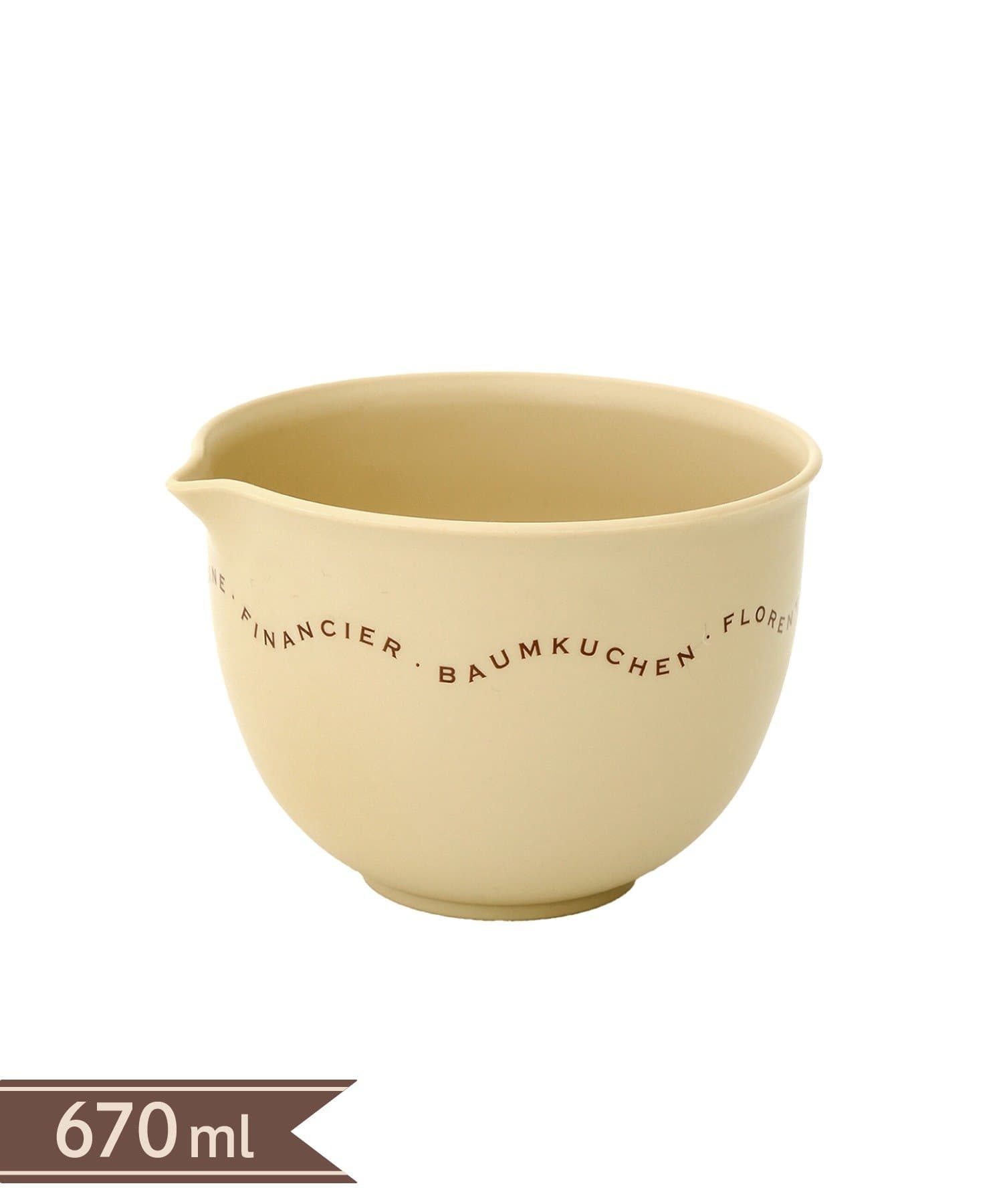 3COINS(スリーコインズ) 耐熱PPボウル：S（670ml）／Valentine