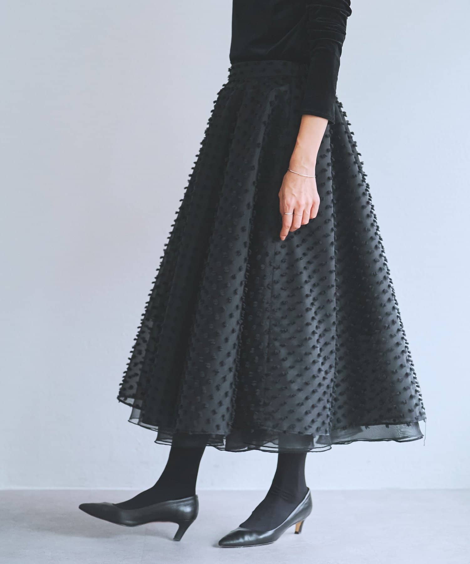 BEARDSLEY(ビアズリー) 《LIVETART》ふわふわジャガードスカート