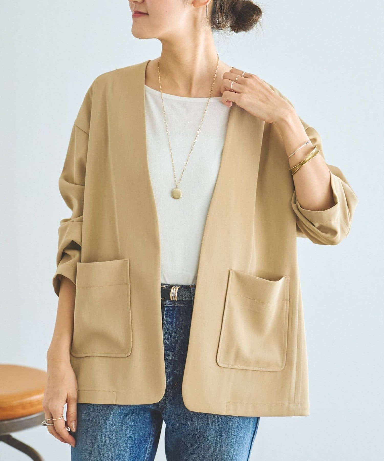 BEARDSLEY(ビアズリー) 《1/21(水)11：00予約開始》ストレッチツイルジャケット