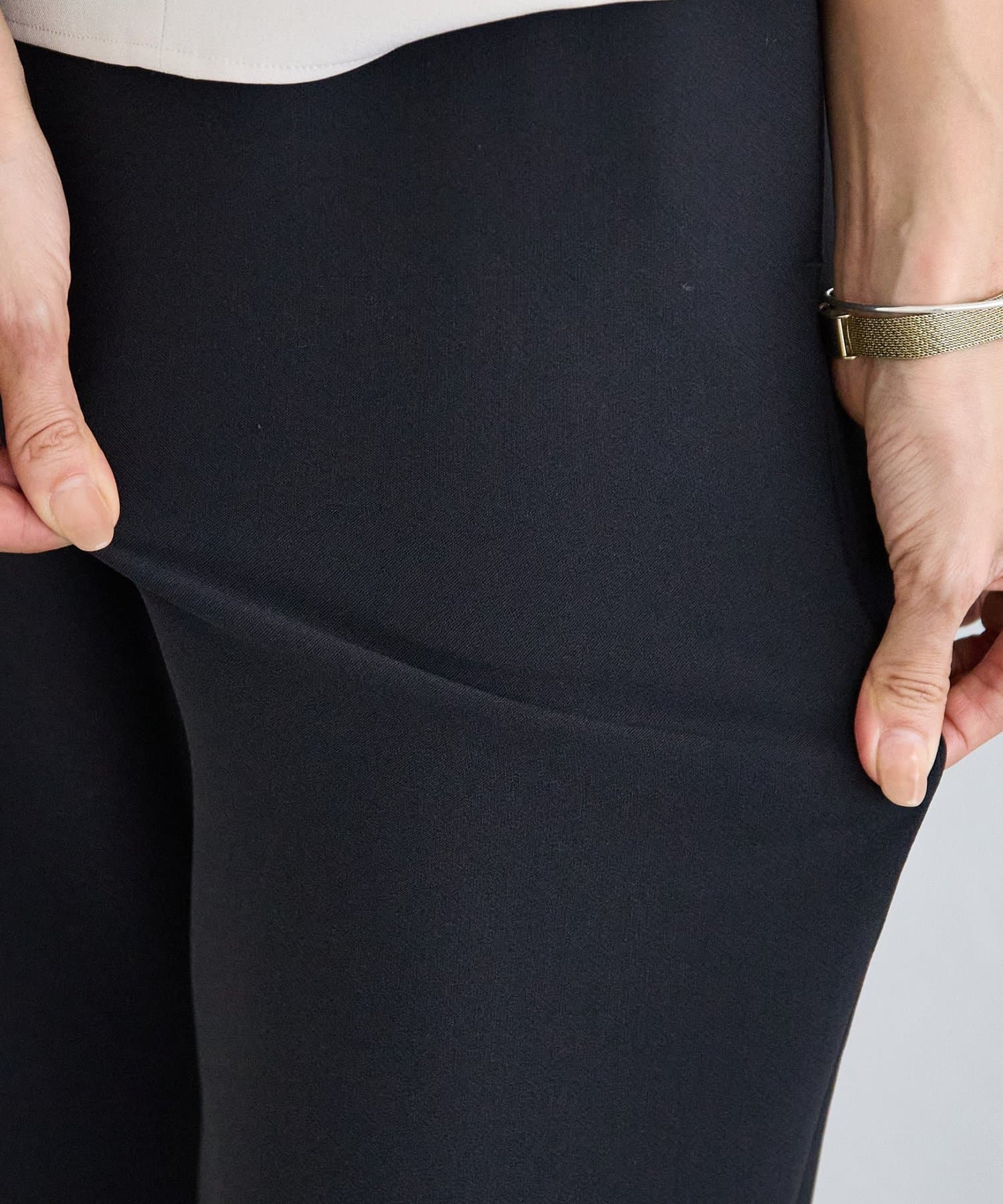 BEARDSLEY(ビアズリー) ウエストリブスリムパンツ