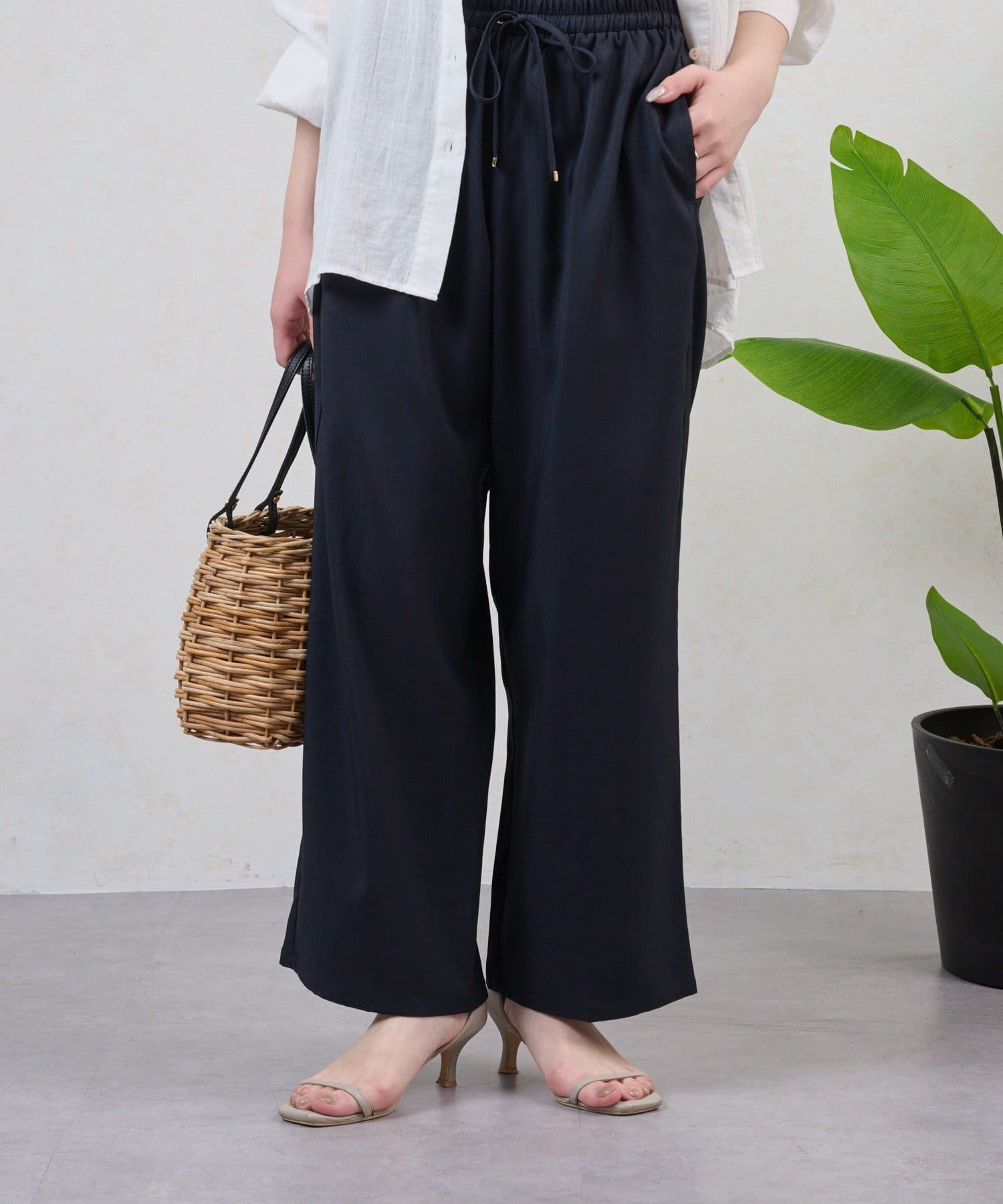 Jena　espace merveilleux(ジェナ　エスパスメルヴェイユ) イージーギャザーパンツ