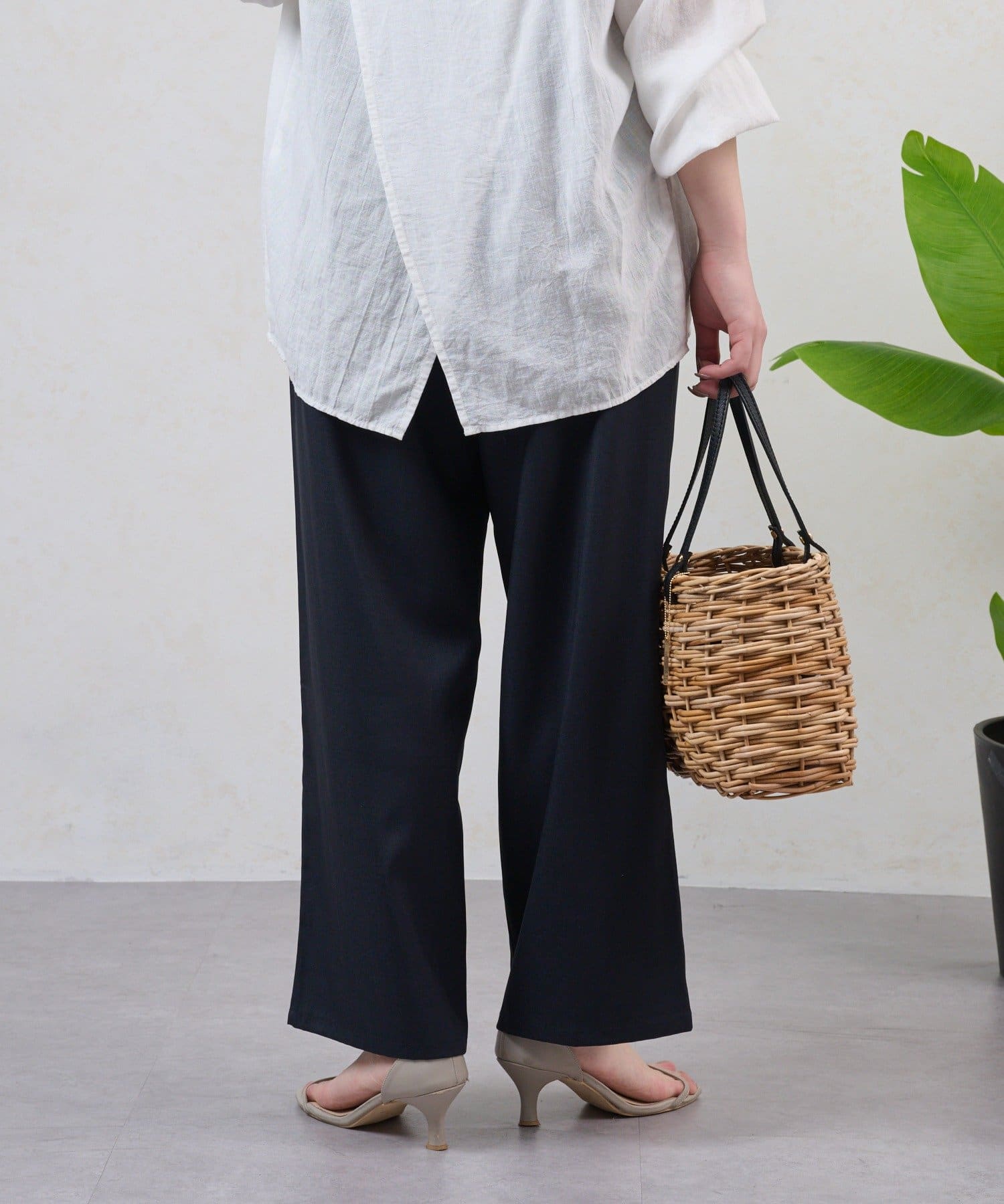 Jena　espace merveilleux(ジェナ　エスパスメルヴェイユ) イージーギャザーパンツ