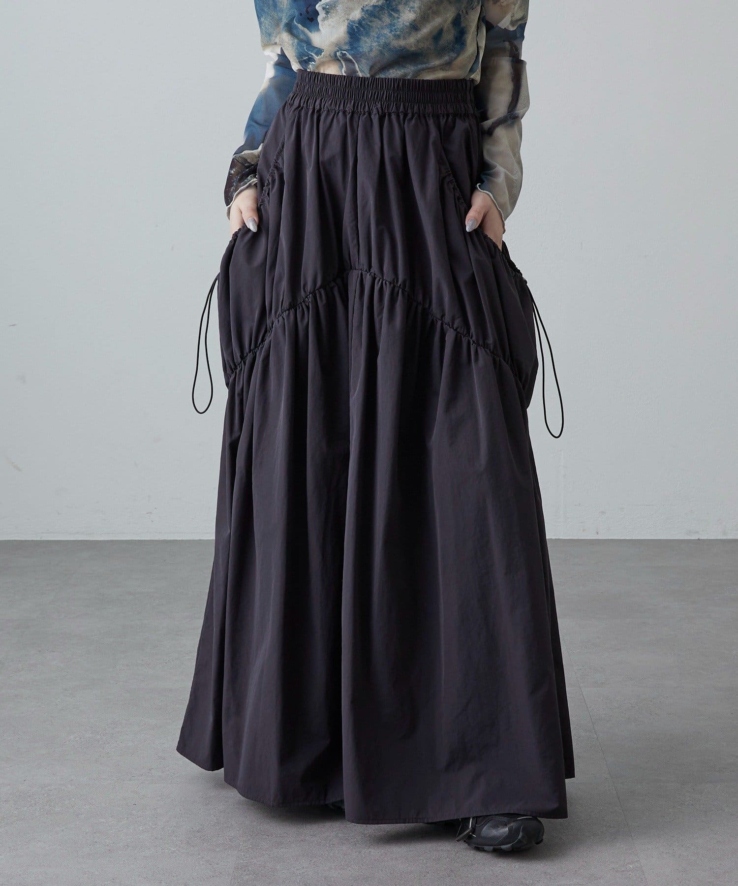 Lui's(ルイス) BIGポケットギャザースカート