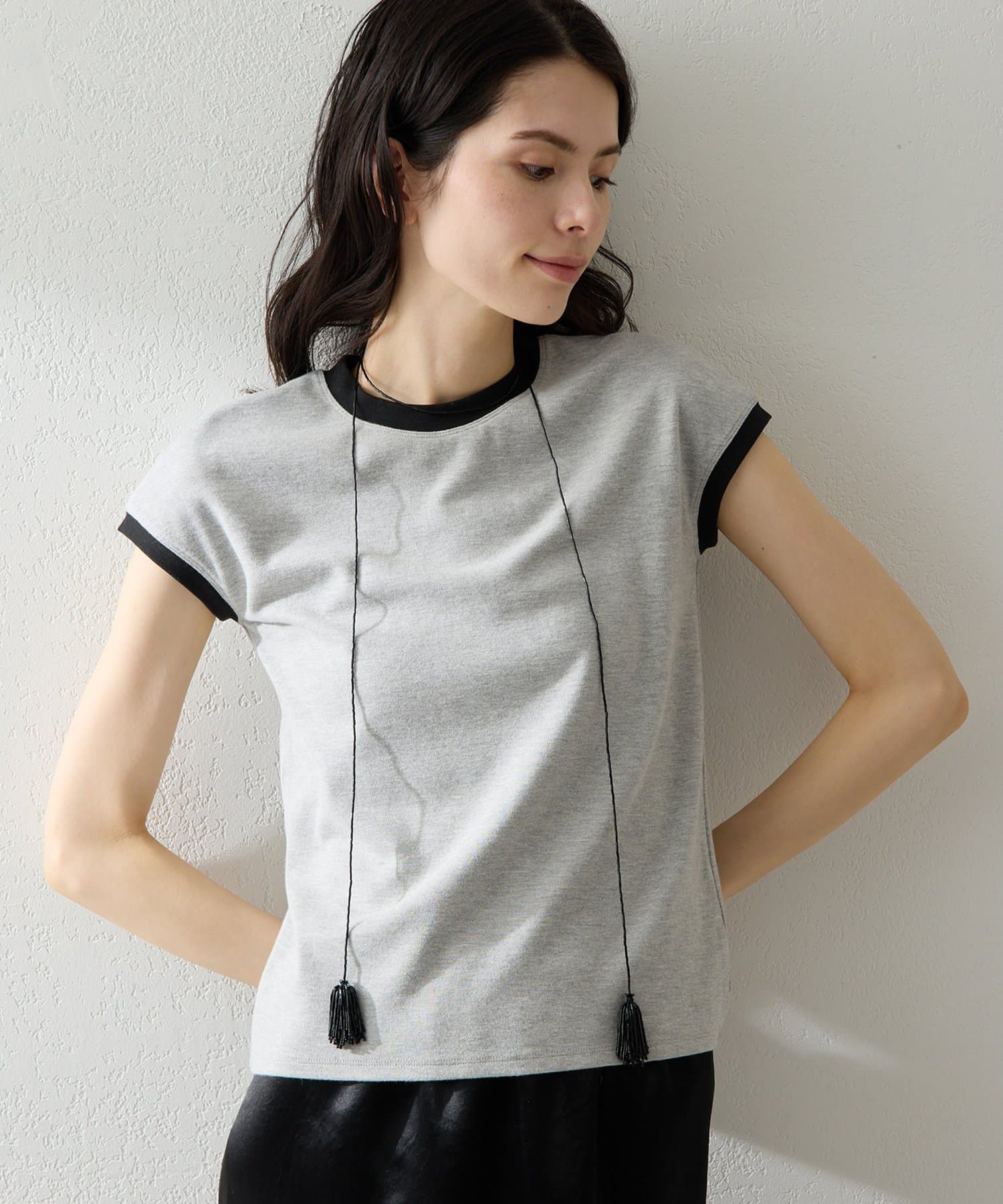 Whim Gazette(ウィム ガゼット) 【THE PAUSE】フレンチリンガーTEE