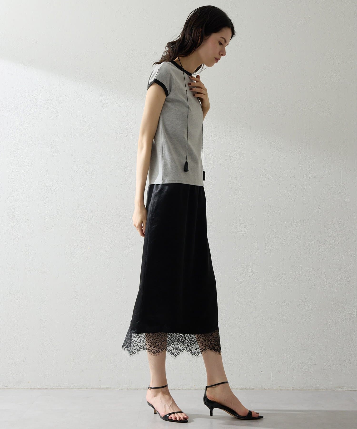 Whim Gazette(ウィム ガゼット) 【THE PAUSE】フレンチリンガーTEE