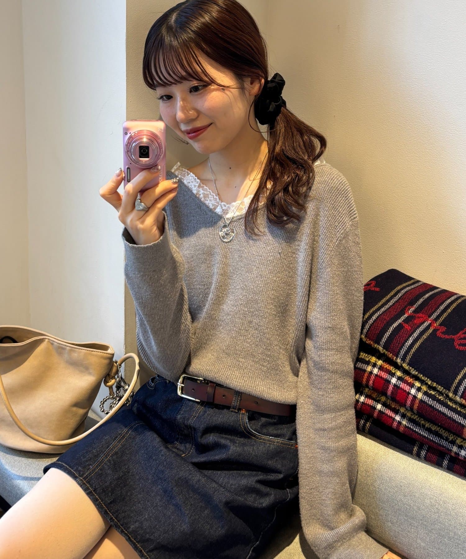 DISCOAT(ディスコート) 【umm.】レースドッキングプルオーバー