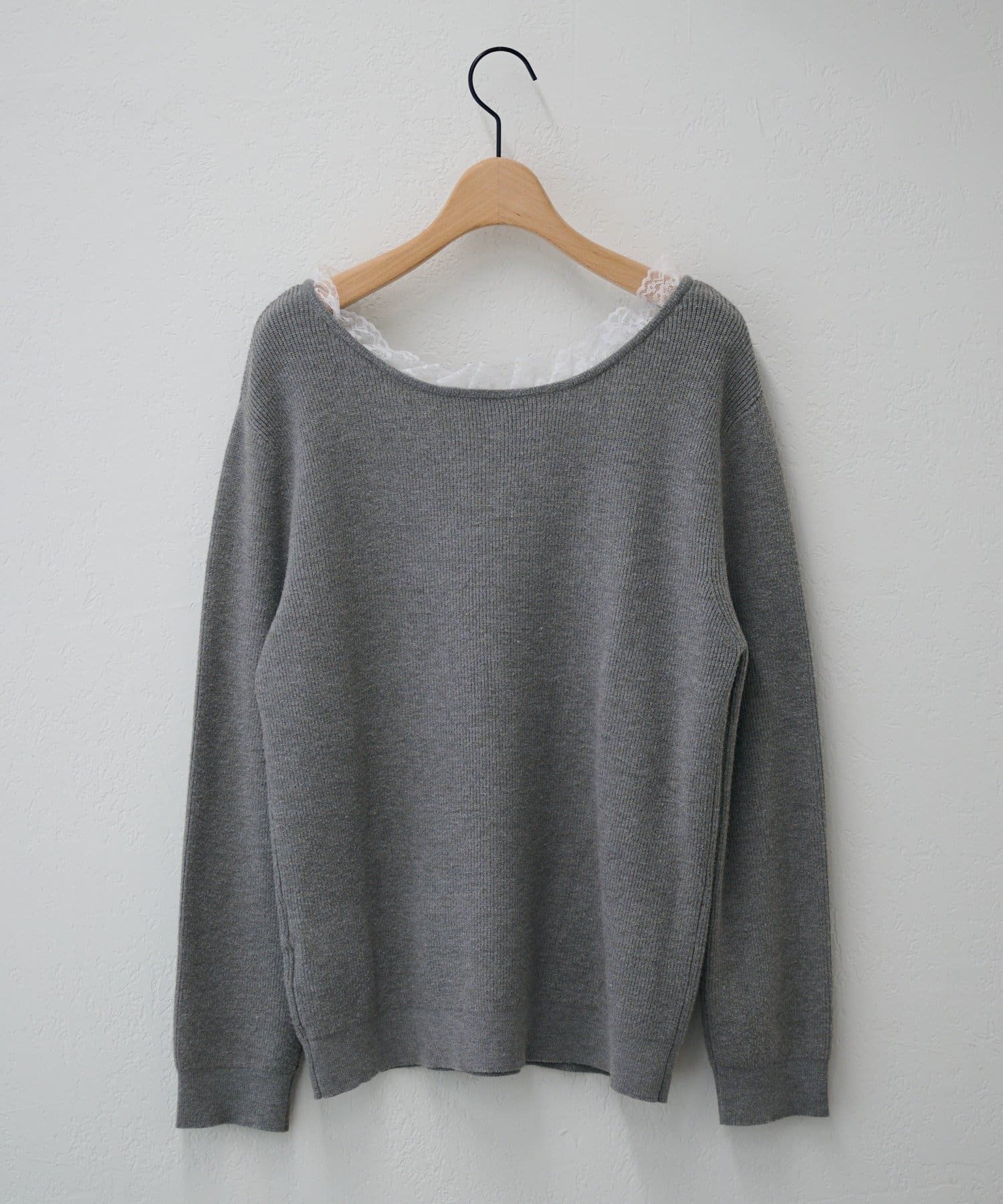 DISCOAT(ディスコート) 【umm.】レースドッキングプルオーバー