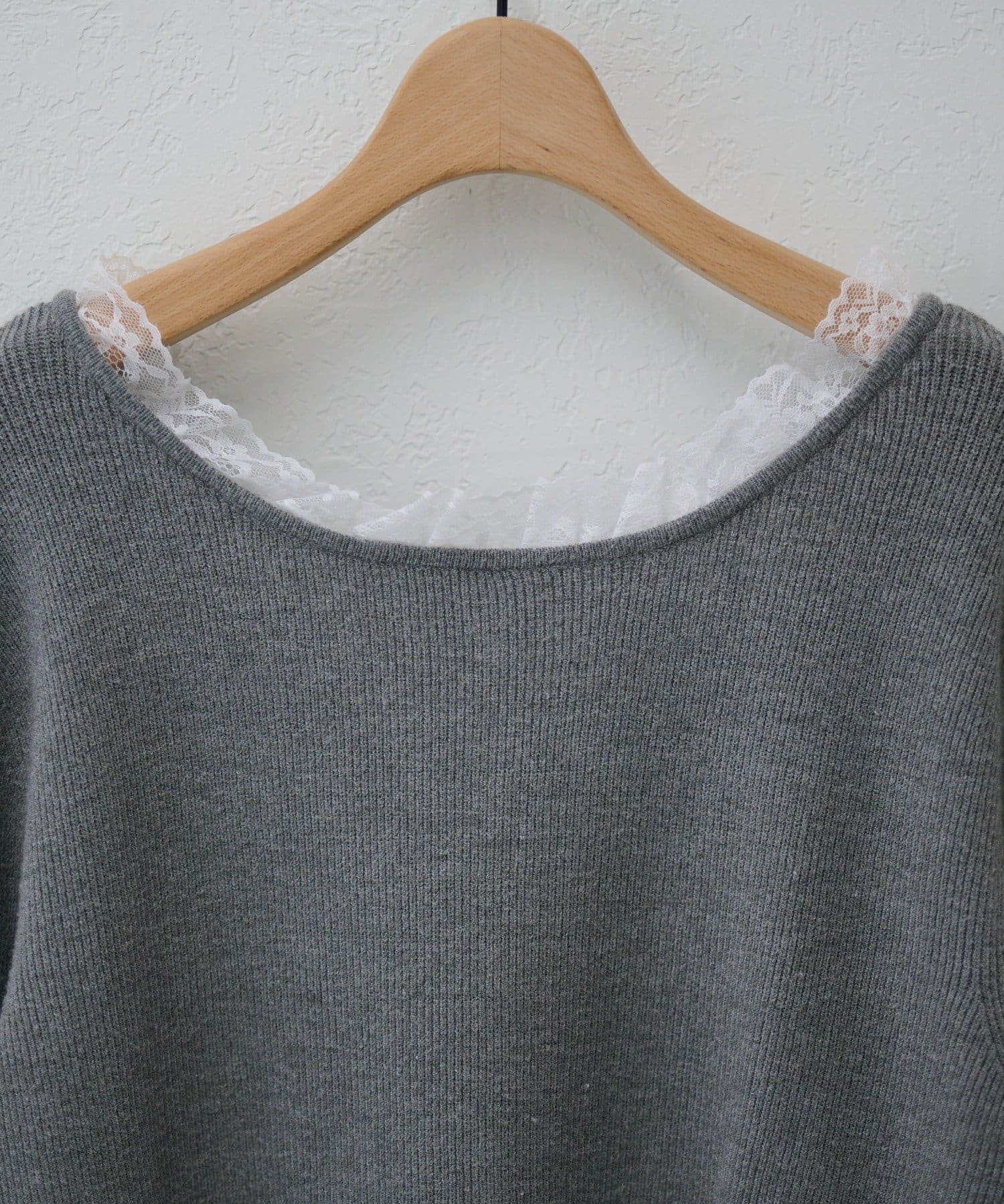 DISCOAT(ディスコート) 【umm.】レースドッキングプルオーバー