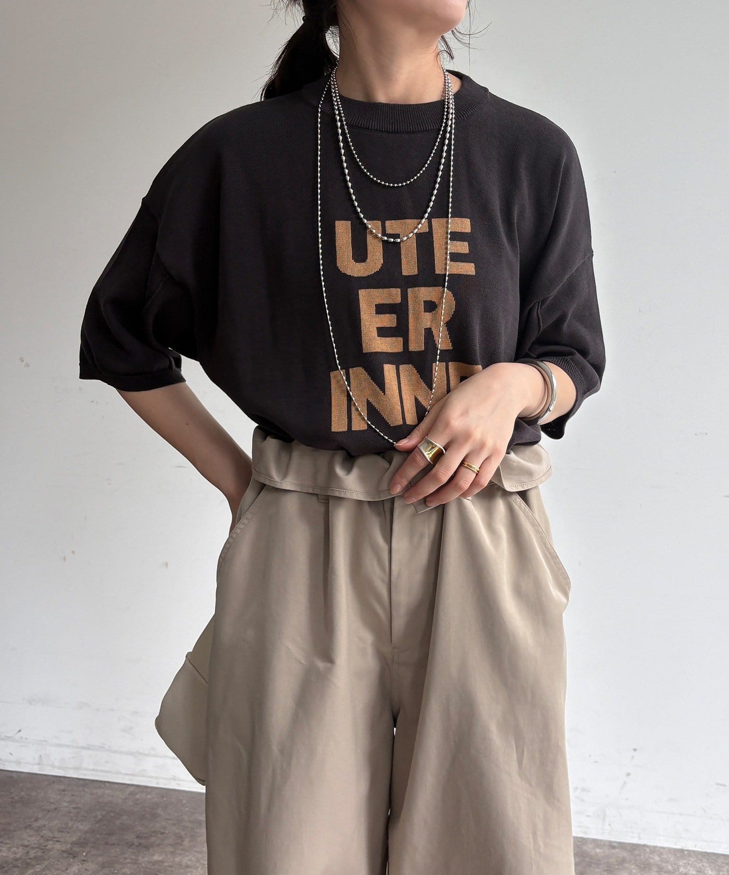 DOUDOU(ドゥドゥ) 【WEB限定】ロゴニット