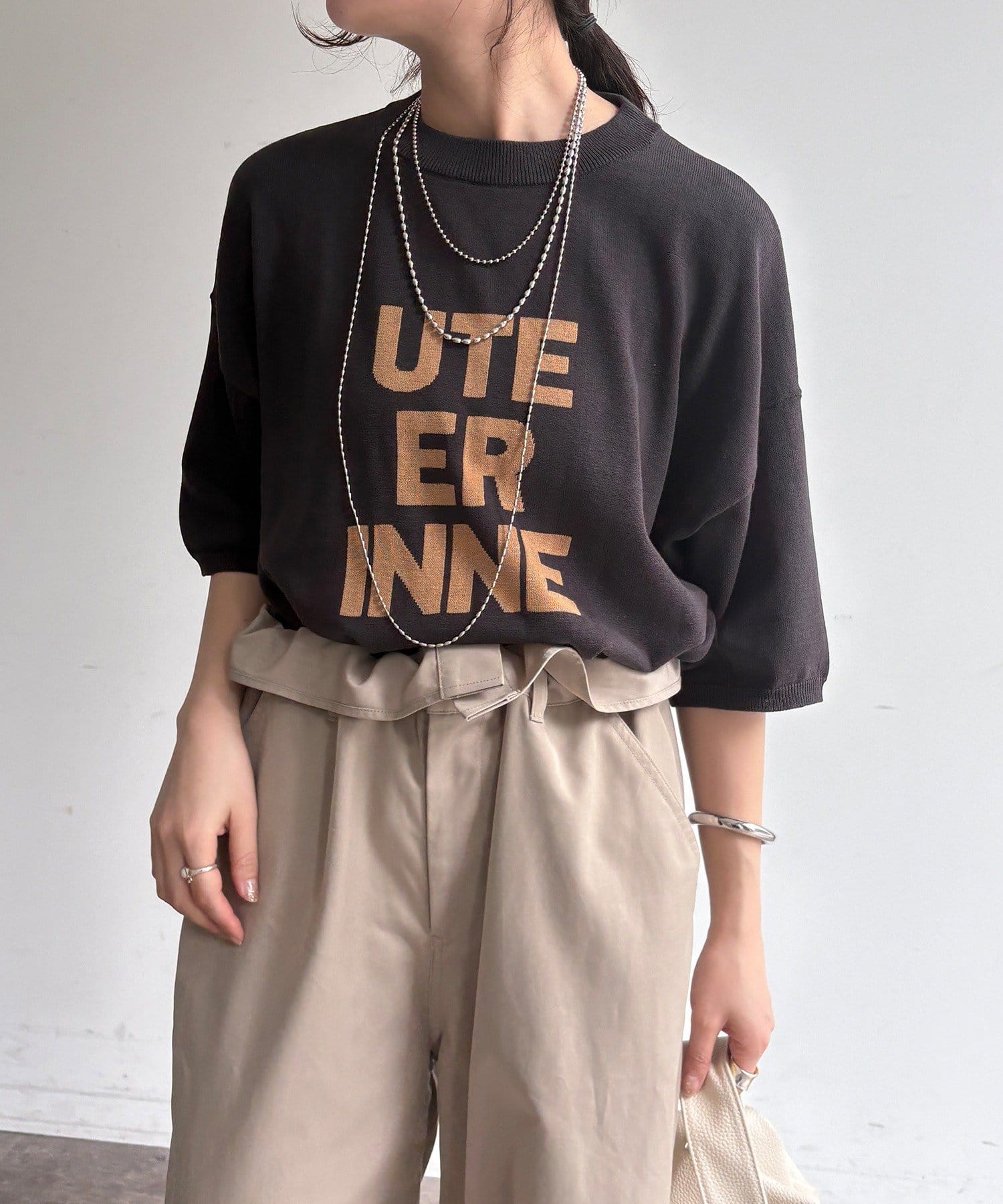 DOUDOU(ドゥドゥ) 【WEB限定】ロゴニット