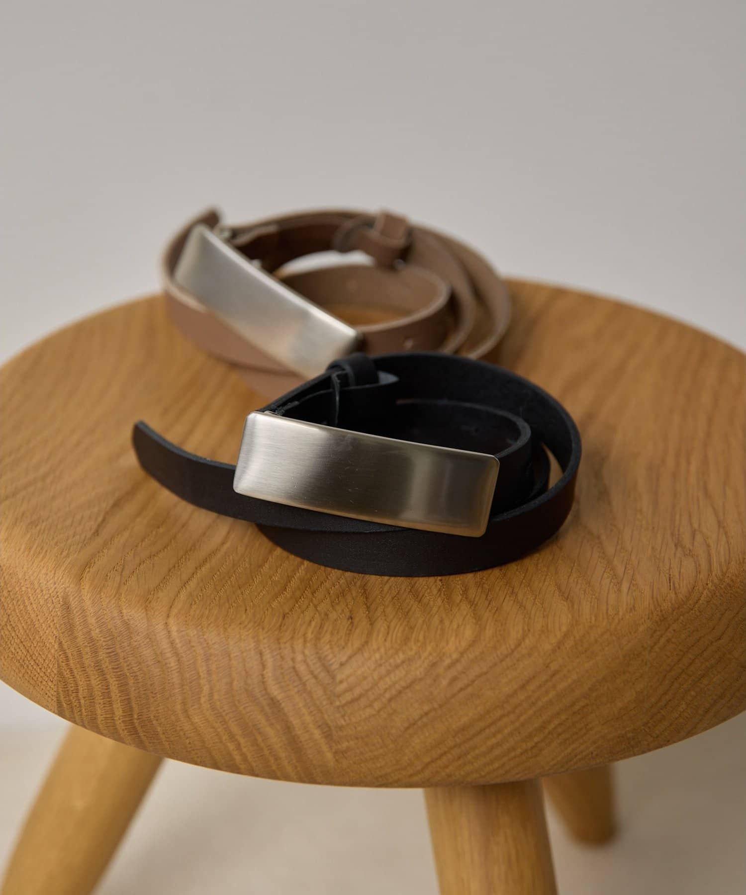 Whim Gazette(ウィム ガゼット) ＜WEB限定＞【THE PAUSE】プレートバックルベルト