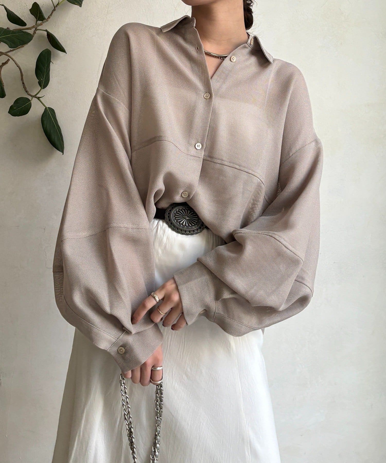 DOUDOU(ドゥドゥ) メッシュシャツ