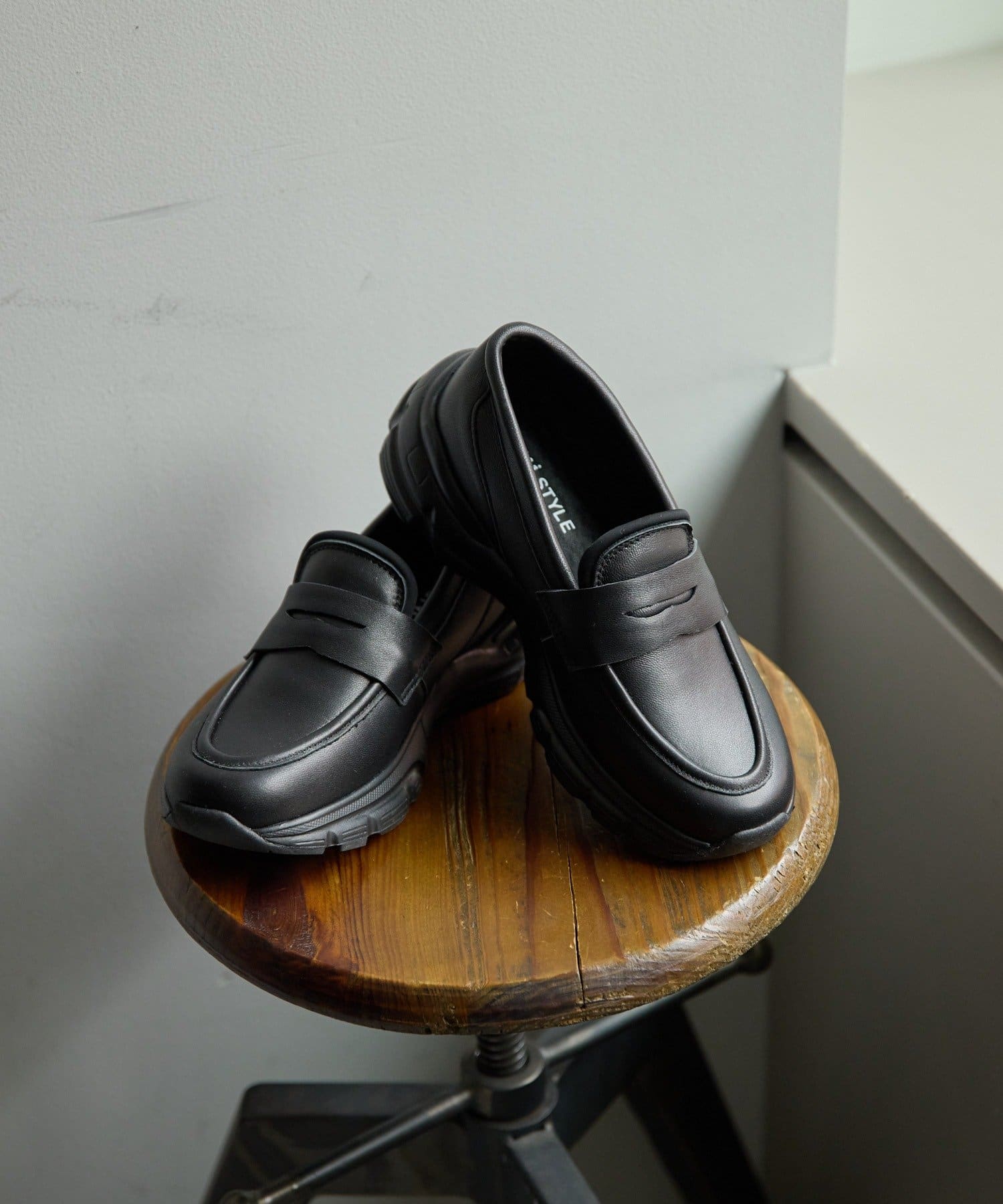 ear PAPILLONNER(イア パピヨネ) 《290gと軽量!/ 本革》ボリュームローファー【SUM1 STYLE(スミスタイル)】