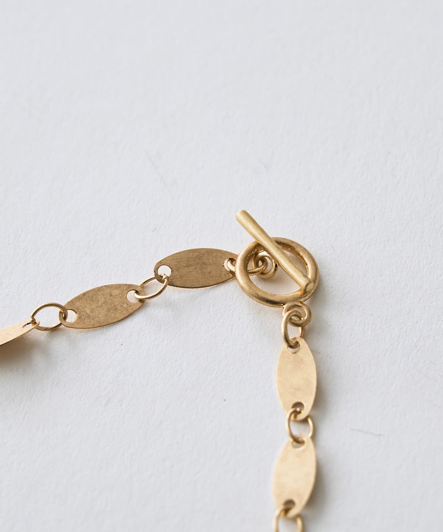 Whim Gazette(ウィム ガゼット) 【THE PAUSE】オーバルチェーンネックレス