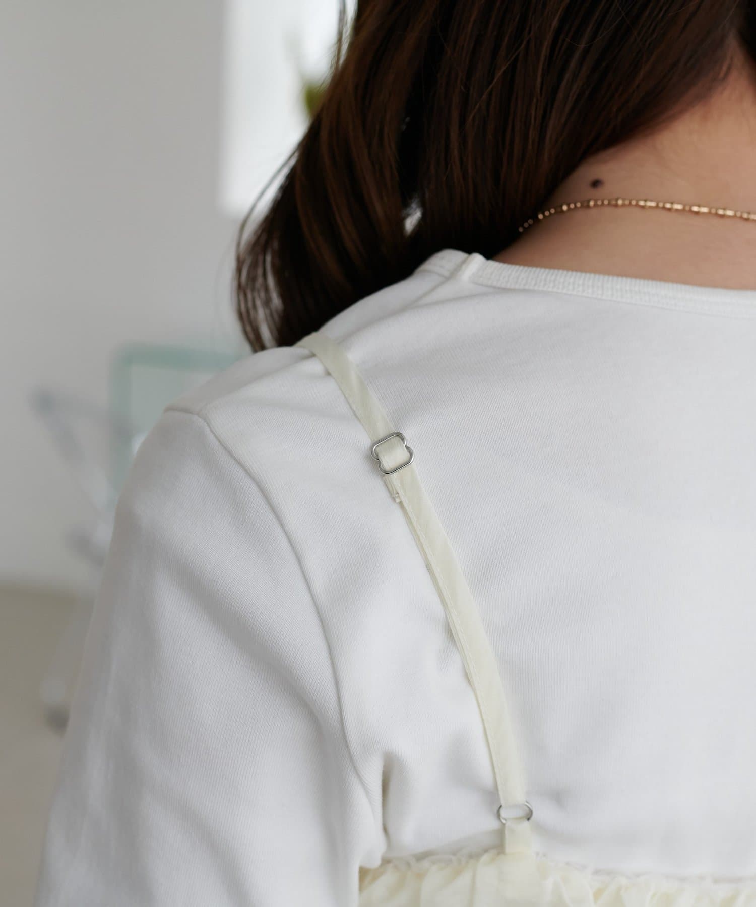 DISCOAT(ディスコート) ビジュー使いキャミ