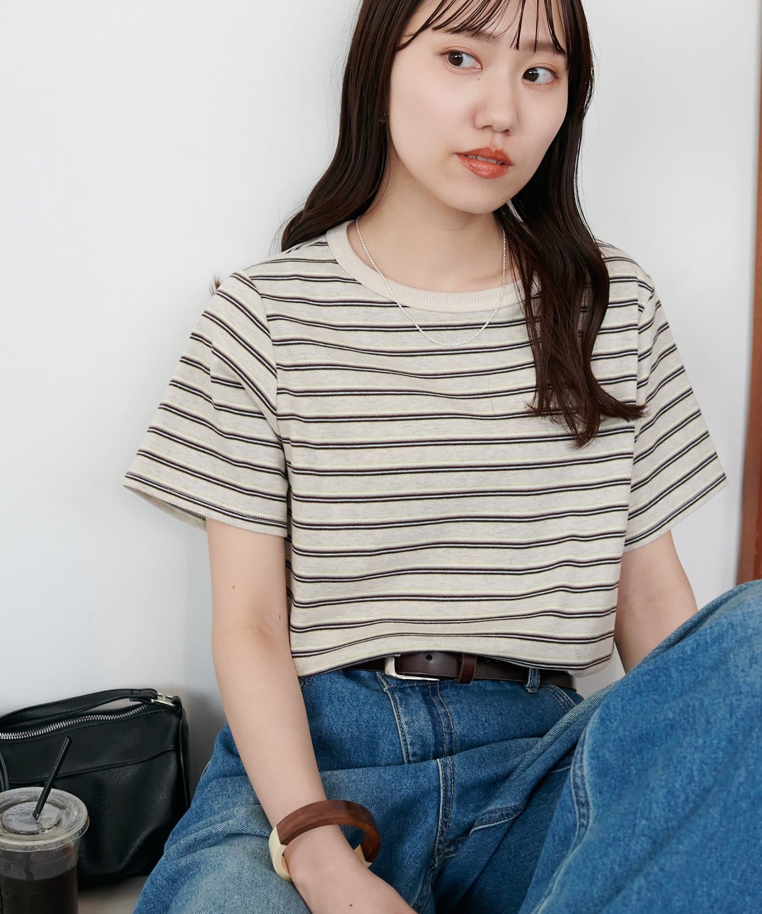 DISCOAT(ディスコート) 【〝♡”で教えて春の推し服】マルチボーダー5S