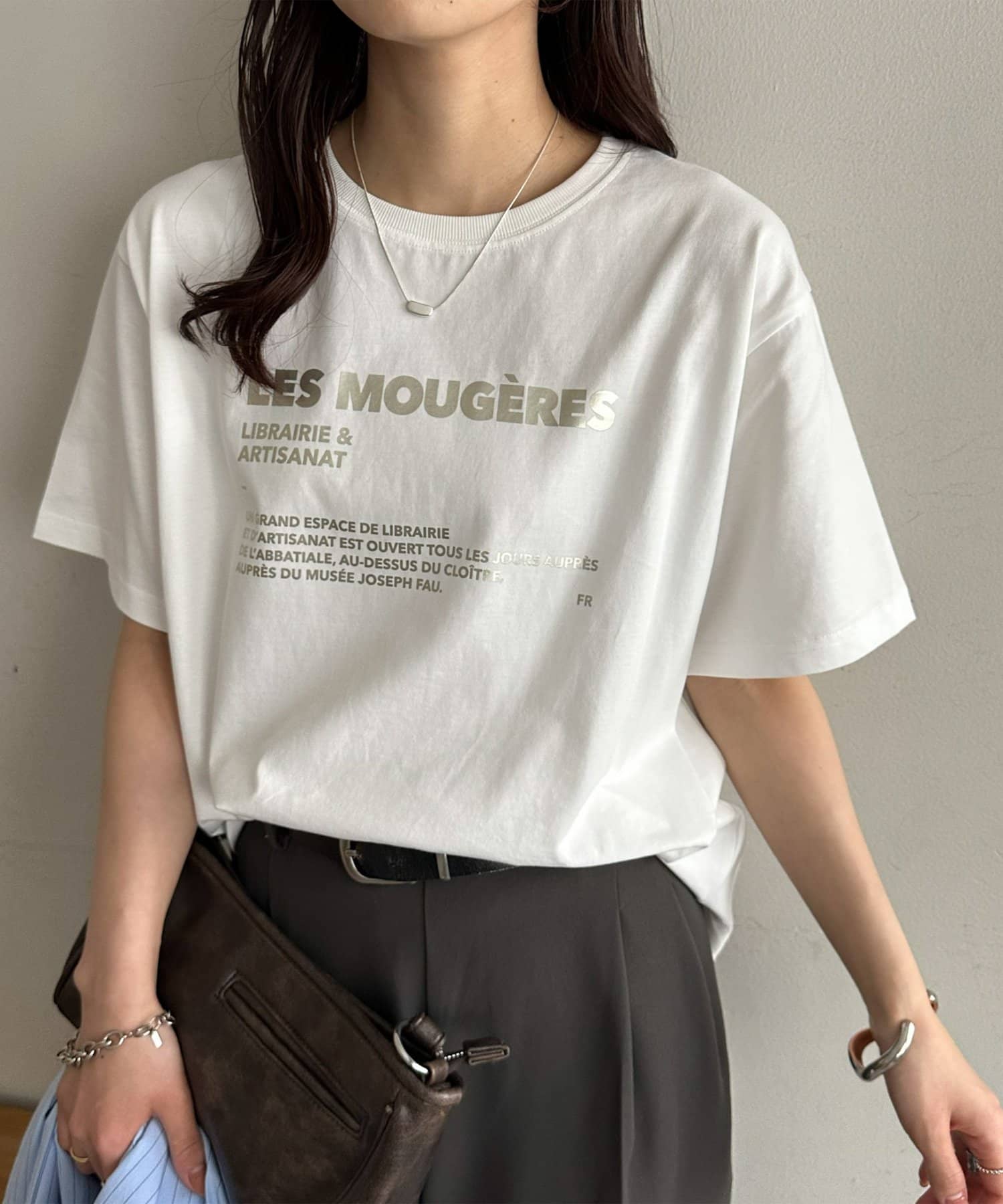 DISCOAT(ディスコート) 【SS先行予約】箔プリントTシャツ