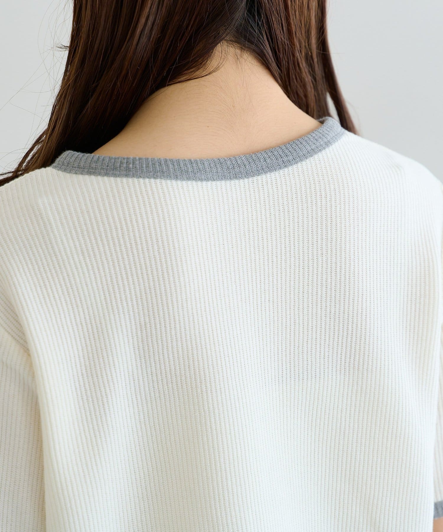 DISCOAT(ディスコート) バイカラーリングドットヘンリー5S